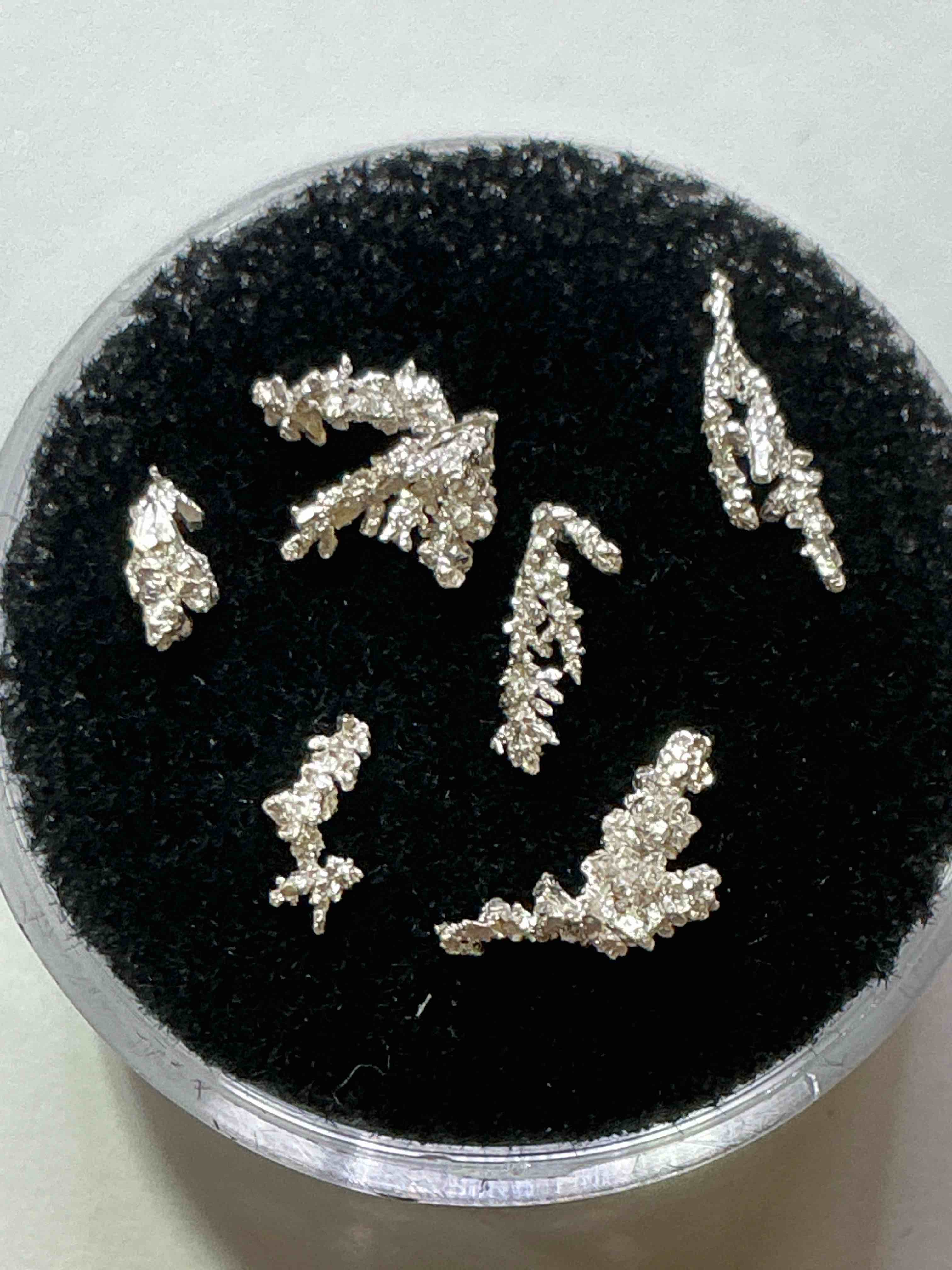 Genuine US Silver Crystals! Beautiful Fine US Silver (.999) In Gorgeous Small Crystal Form! Collect Fine US Silver In This Unique & Rare Form! 