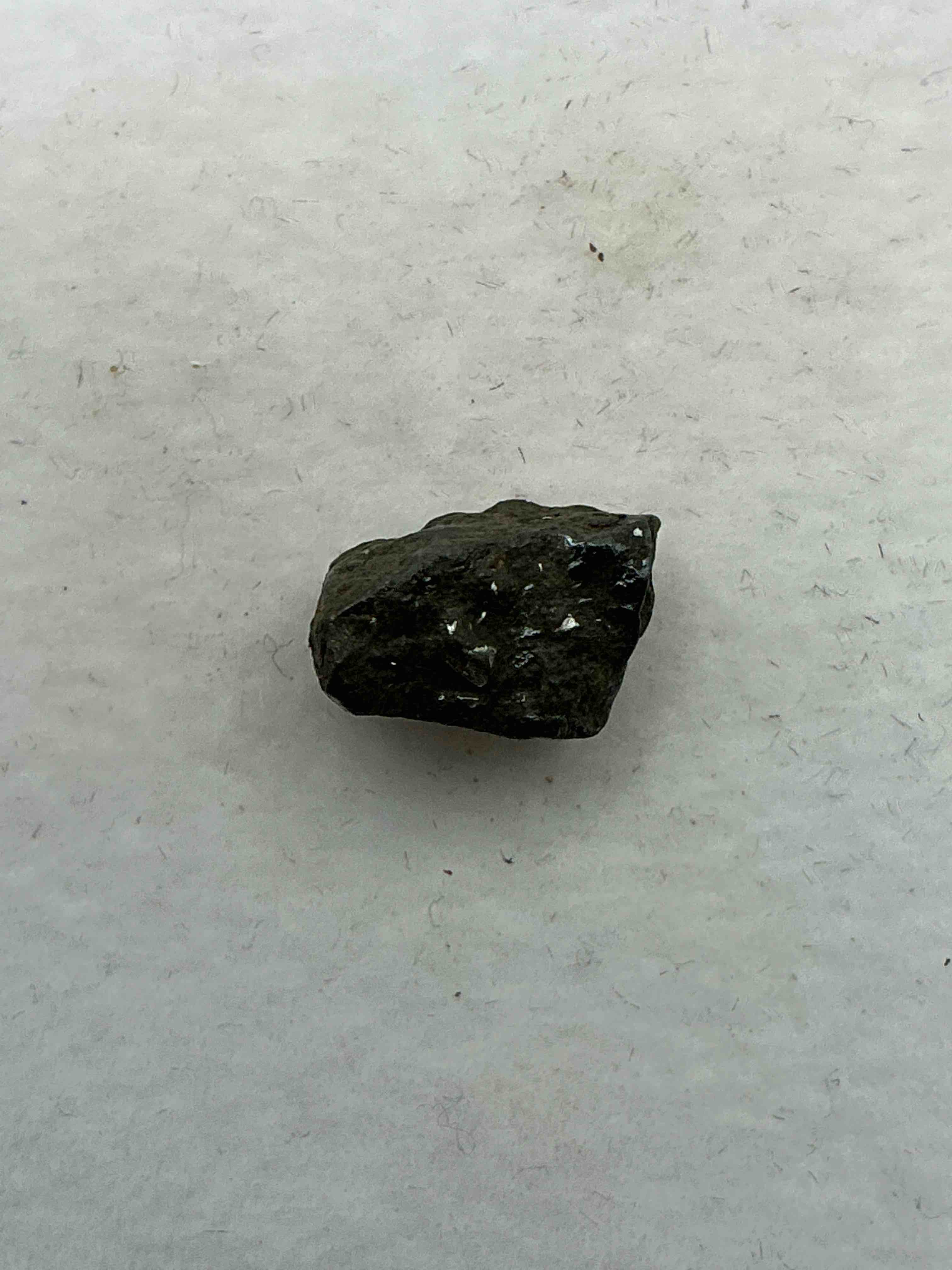 genuine meteorite piece! nugget of nantan meteorite which was discovered in 1958 & fell from the sky in china in the year 1516! very rare & near impossible to get! own an authentic piece of meteorite that fell from the sky in 1958!  
