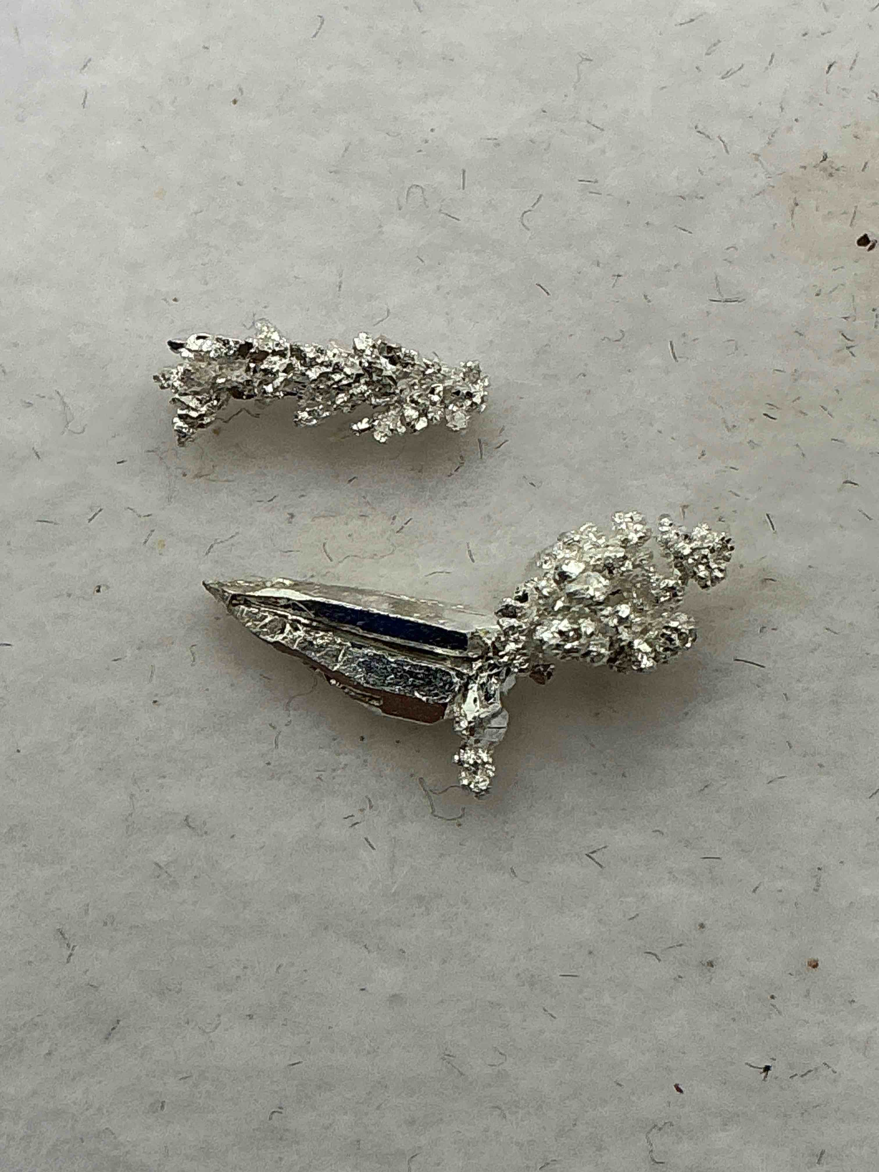 Genuine US Silver Crystals! Beautiful Fine US Silver (.999) In Gorgeous Small Crystal Form! Collect Fine US Silver In This Unique & Rare Form! 
