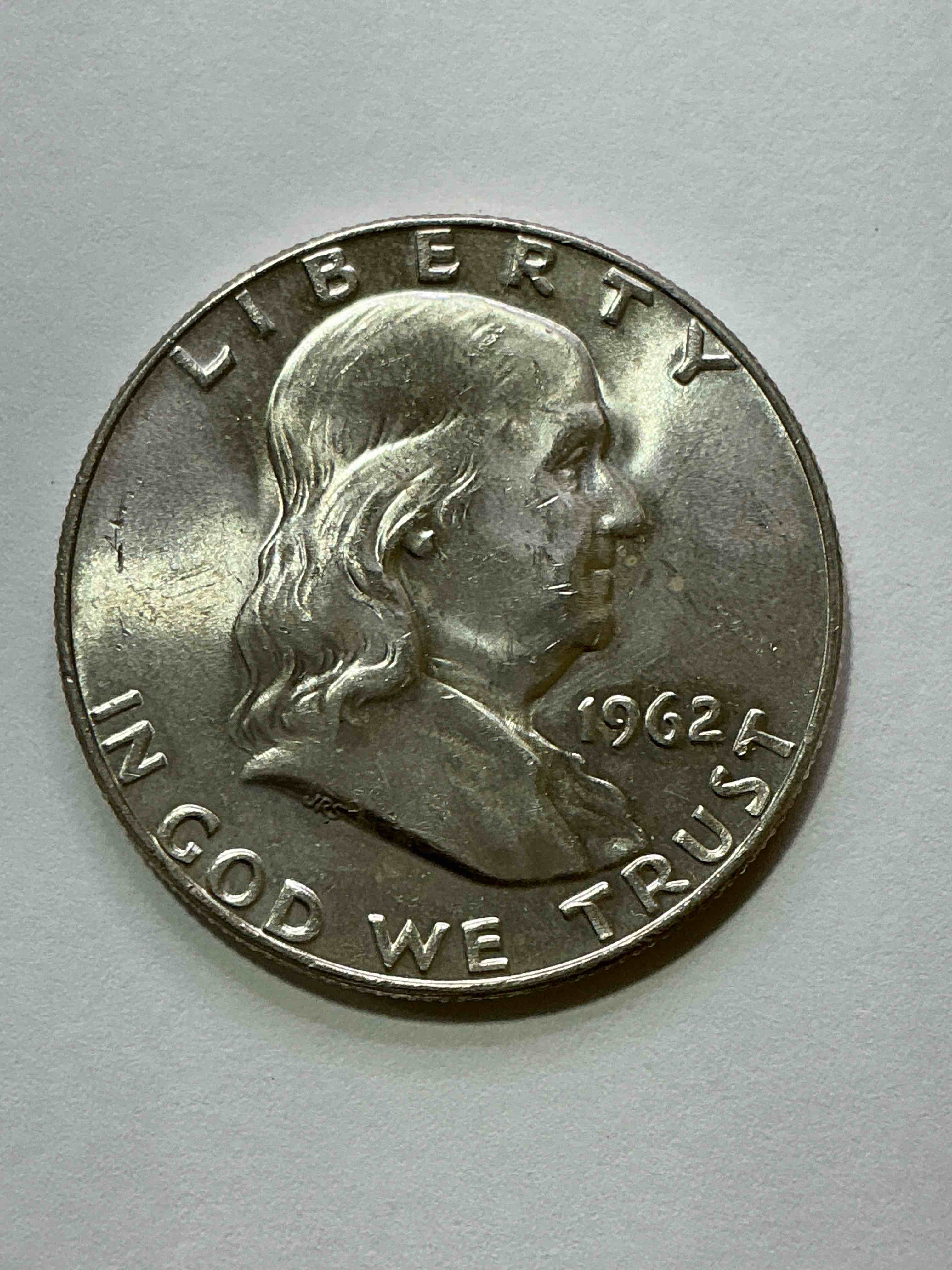 ben franklin silver! pre 1965 silver u.s. half dollar coins! before 1965 american half dollars were actually silver, here is a gorgeous example of a rare ben franklin silver half dollar. great condition & great for investing in precious metals! these heavy half dollars were minted at 90% silver and 10% copper, giving them a net weight of .36169 ounces of pure silver per coin! getting very rare. invest & win!