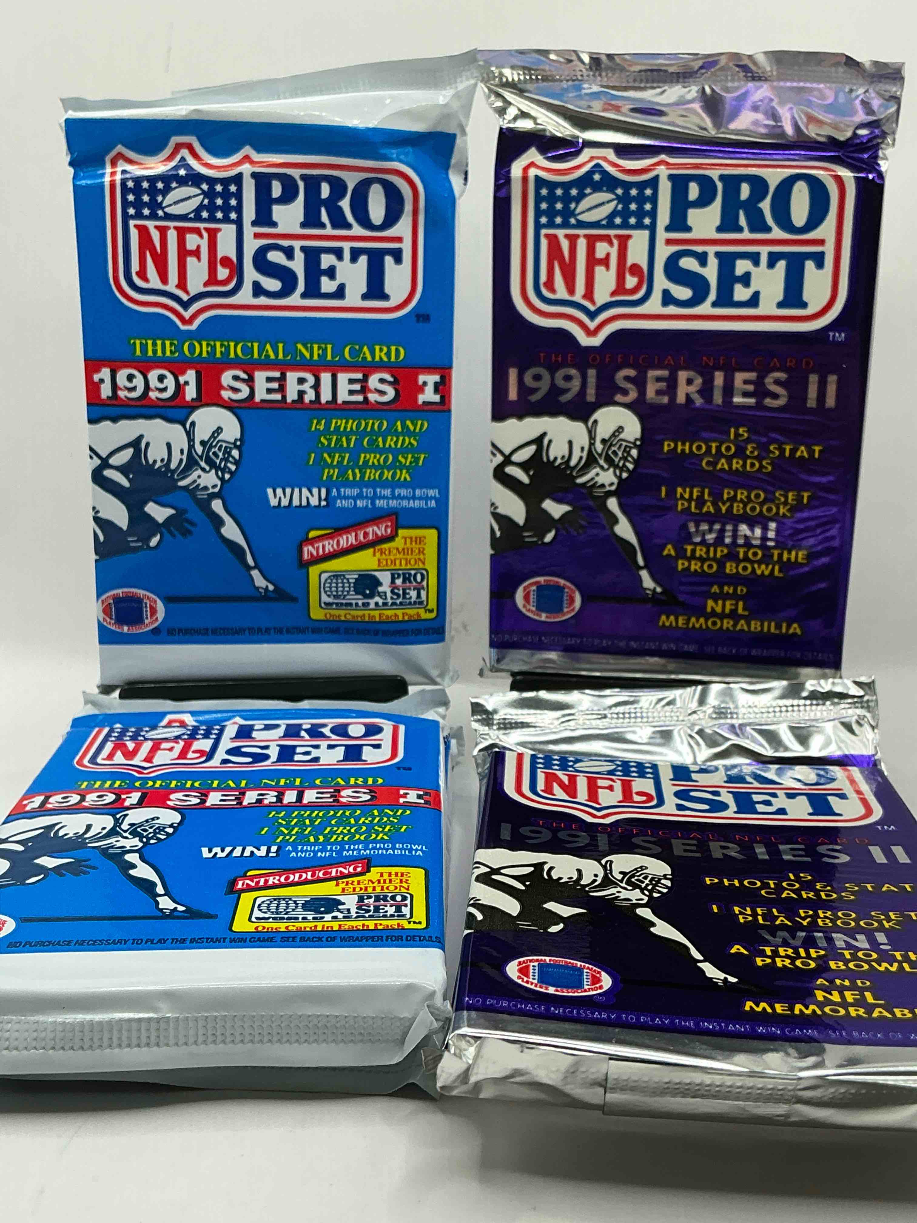 Wow! 1991 Pro Set Football Sealed Card Pack, Direct From Original Retail Case!Highly Sought After By Collectors As This Year Is Loaded With High Profile Cards!Search For Cards From Barry Sanders, Deion Sanders, Troy Aikman, Michael Irvin & Much More! Getting Hard To Find!