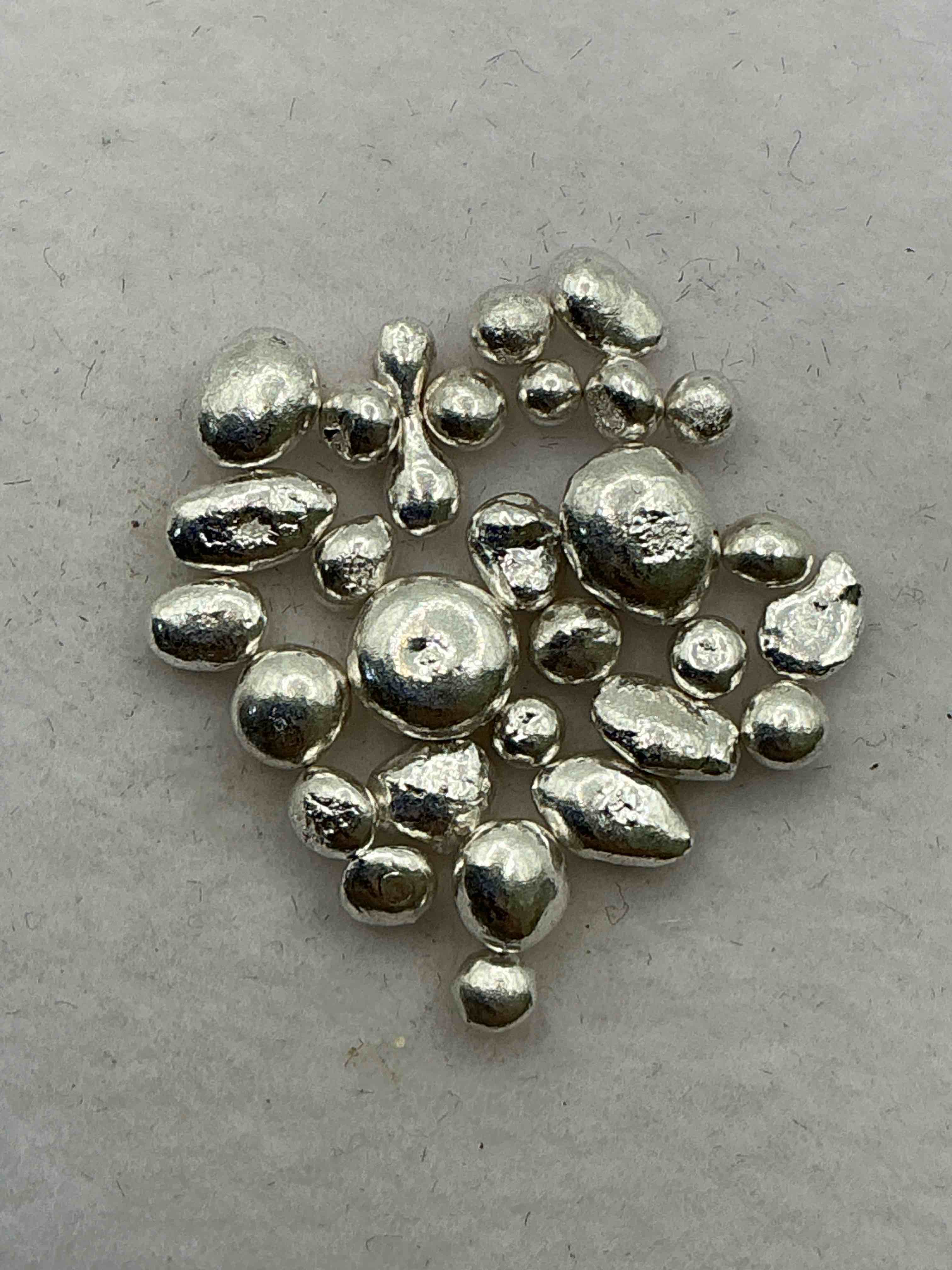 Silver Nuggets! .999 US Fine Silver, In Small Nugget Form! Total Weight Of All Nuggets In Lot Approximately 3 Grams, Bid Is Per Nugget! A Cool Way To Invest In Fine US Silver! Includes Collector Capsule!