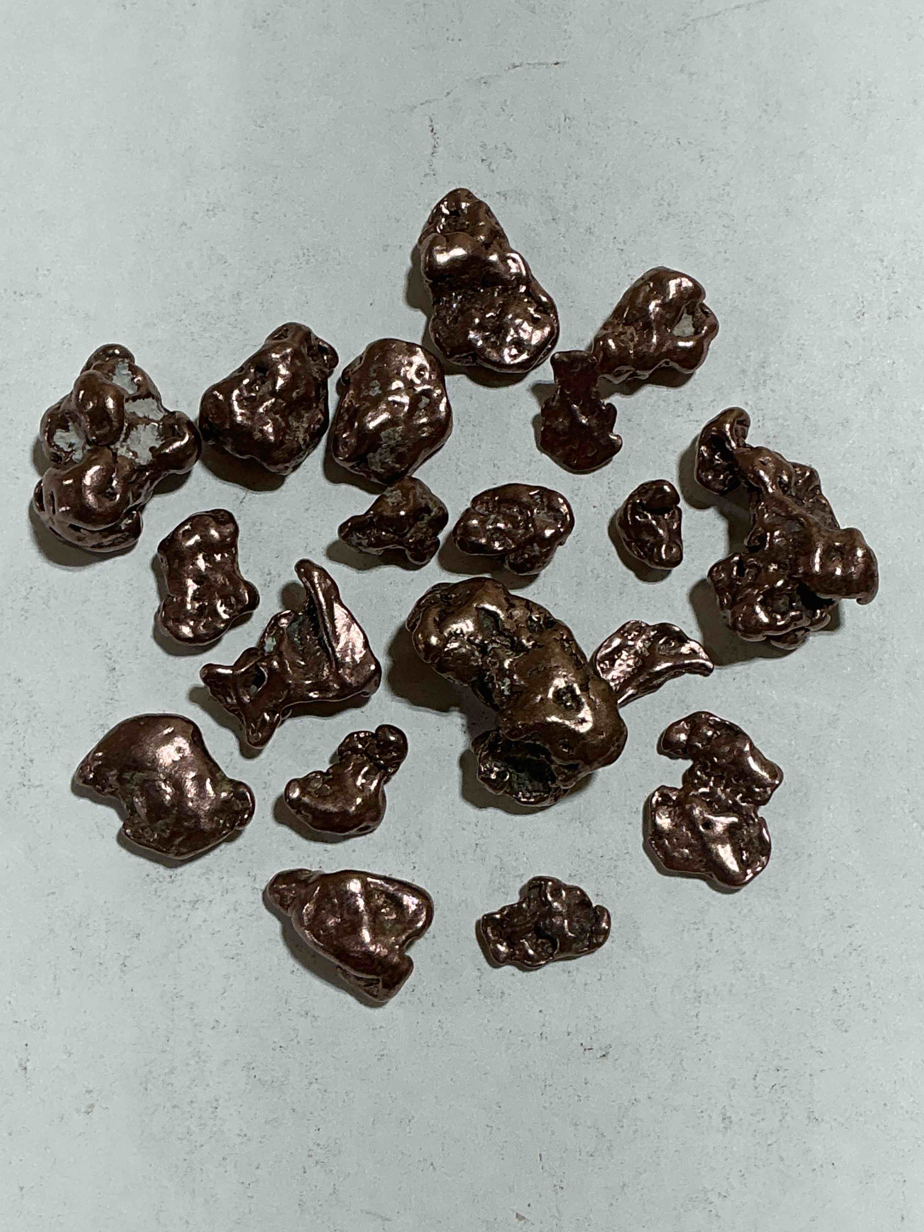 Copper Nuggets In Rare Form! Check Out These Rarely Seen Approximately .999 Copper Nuggets Direct From Prospecting In Copper Harbor, Michigan! Copper In Nugget Form Is Rarely Seen & Each Piece Is Completely Unique. A Great Investment In Fine U.S. Michigan Copper & Also Really Cool Conversation Pieces!