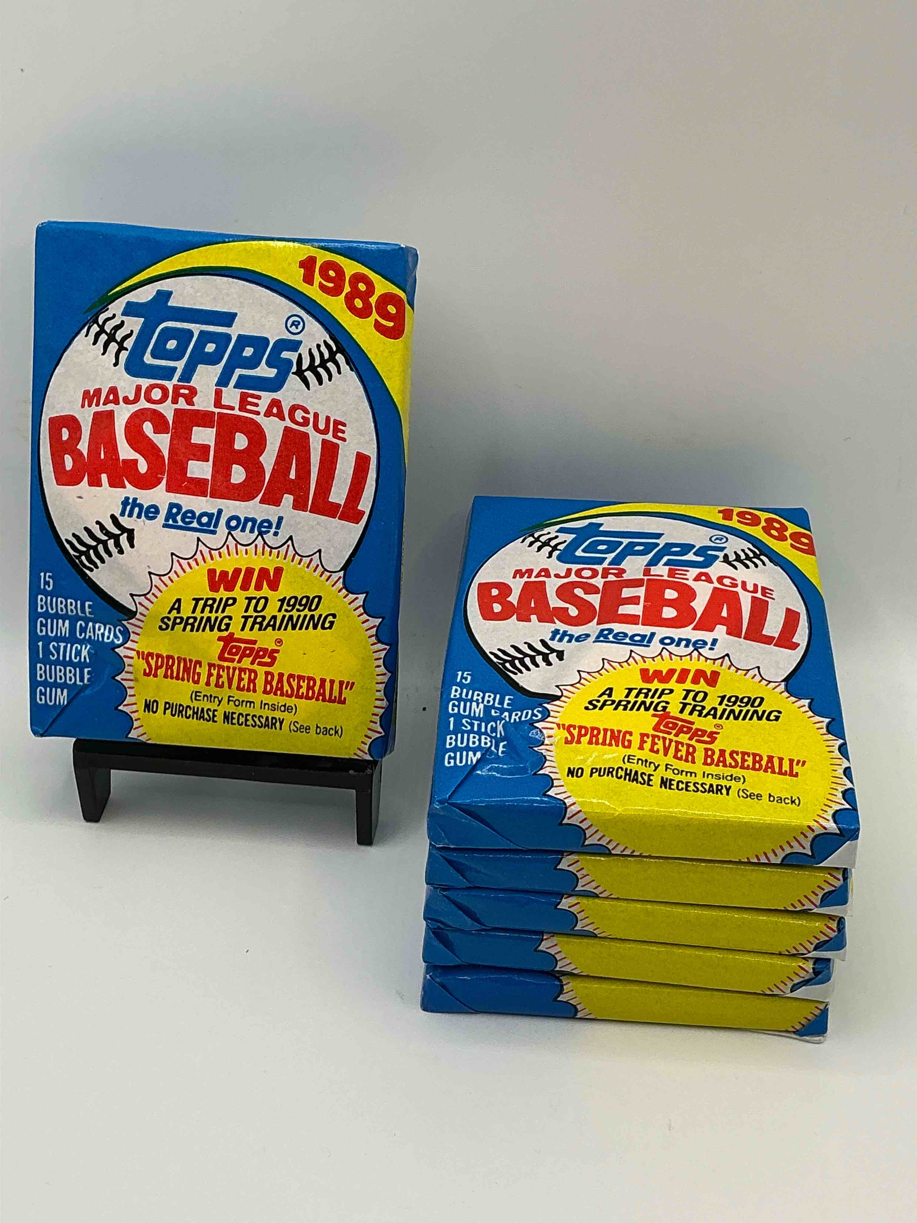1989! Bo Jackson, Deion Sanders, Don Mattingly & More! Insane 1989 Topps Baseball Unopened Sports Card Collectible Wax Packs! Direct From Original Retail Case! Search For Valuable Randy Johnson Rookies!