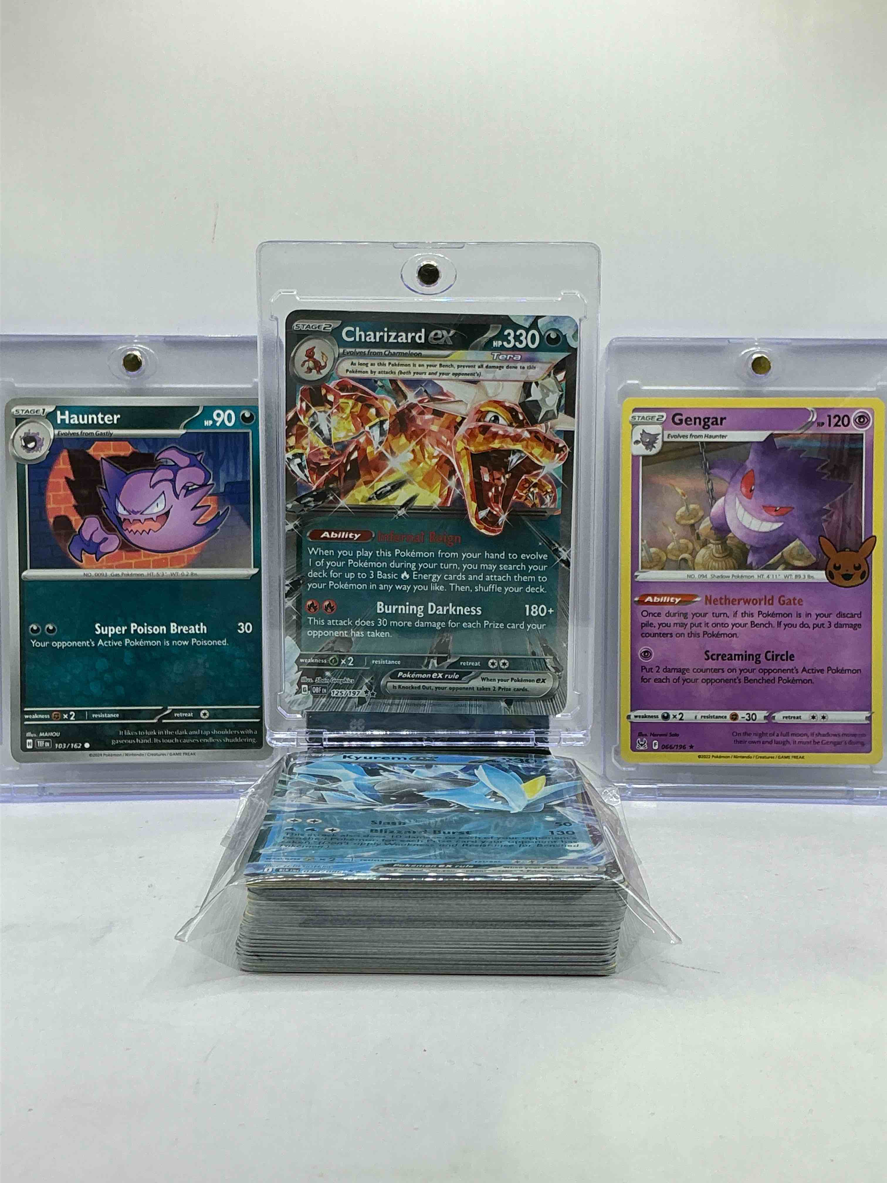 Charizard EX INFERNAL REIGN Holo, Gengar Holo, Haunter & More! Insane Pokémon Palooza! This 50 Card Lot Includes Commons, Holos, Legends & More!
