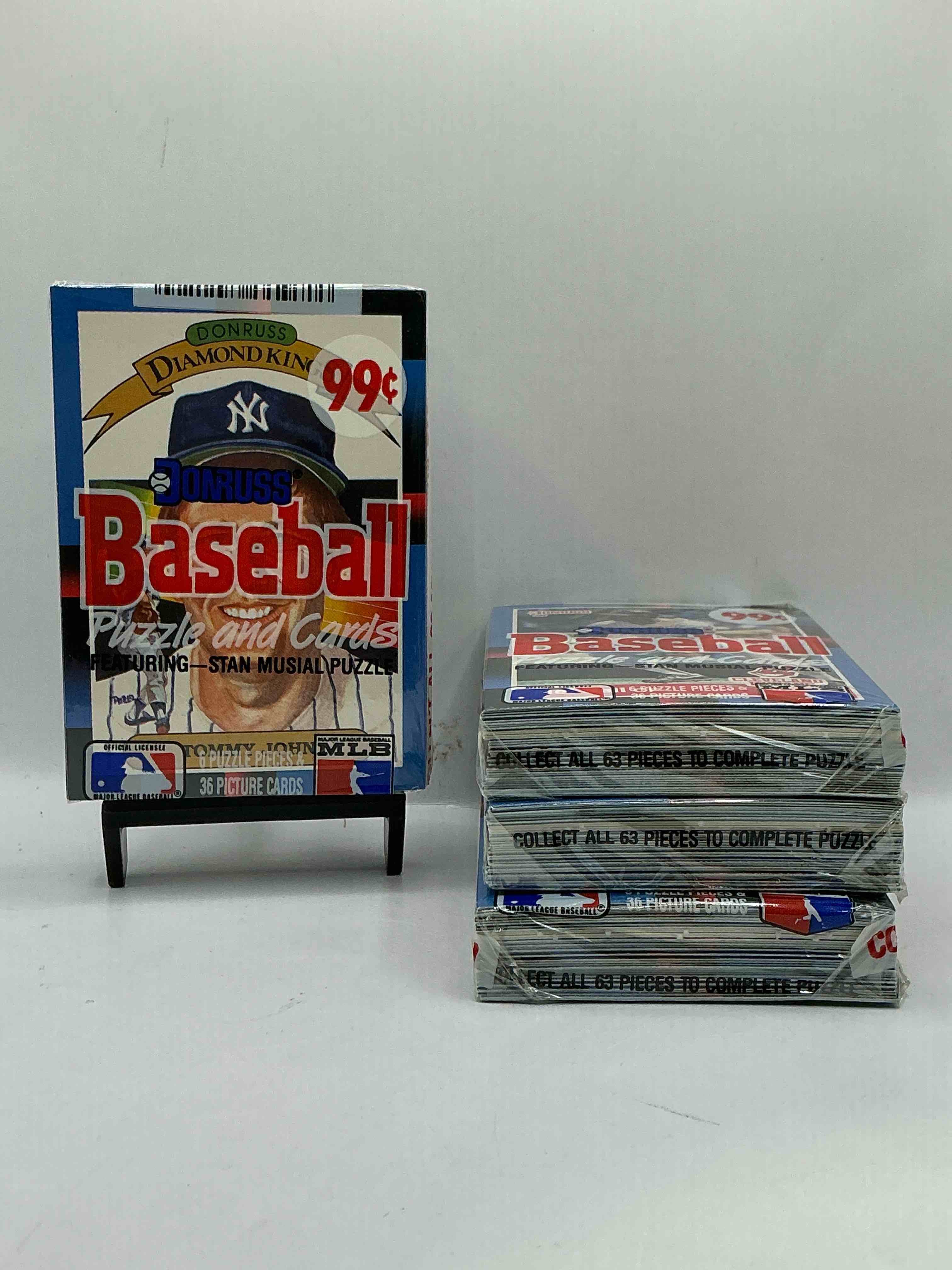 1988 donruss baseball unopened sports card cello packs, direct from original box!search for valuable don mattingly & nolan ryan cards!