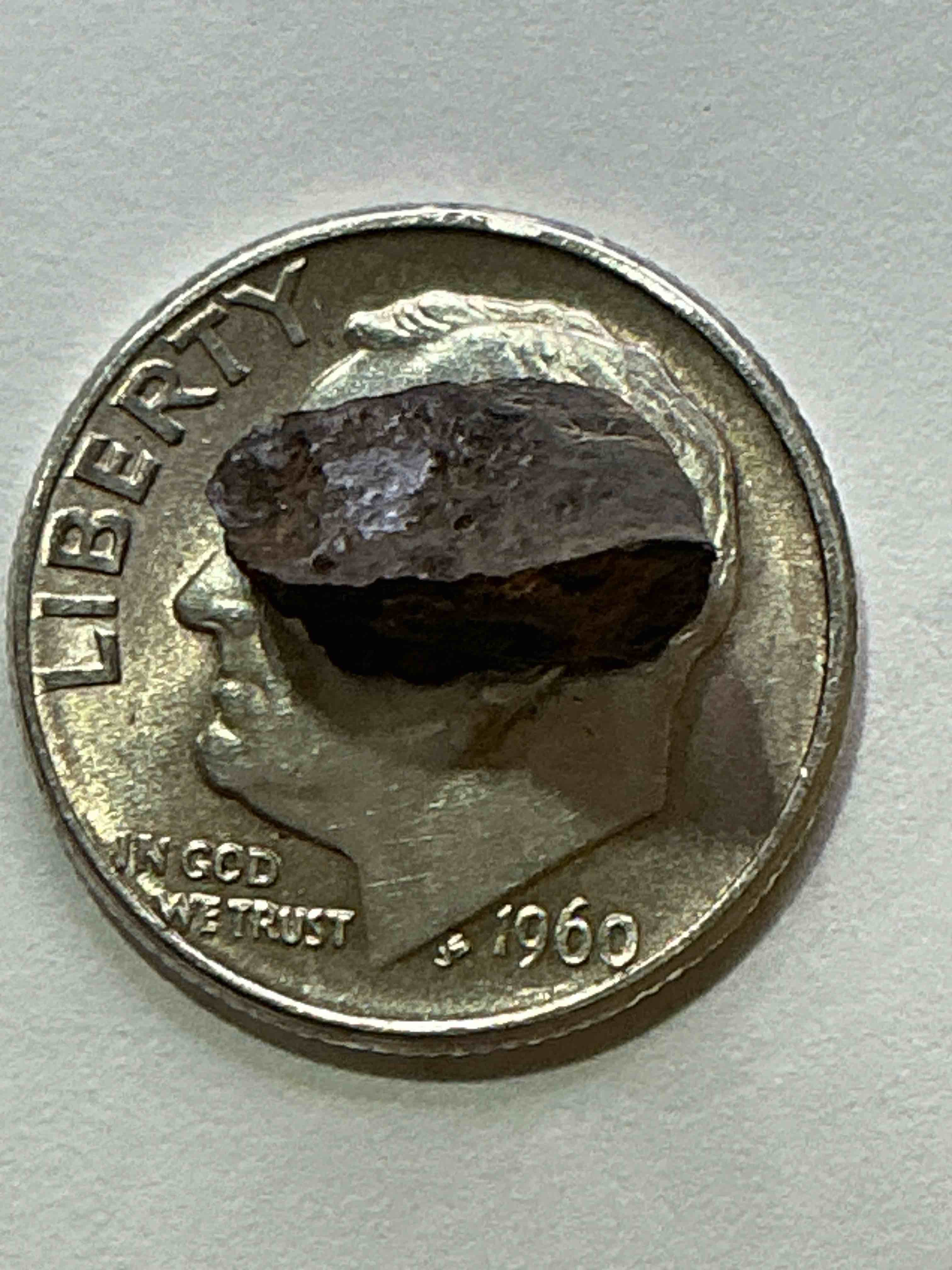 Condition photo showing New/Like New for Genuine Meteorite Piece! Nugget Of NANTAN Meteorite Which Was Discovered In 1958 & Fell From The Sky In China In The Year 1516! Very Rare & Near Impossible To Get! Own An Authentic Piece Of Meteorite That Fell From The Sky In 1958!  