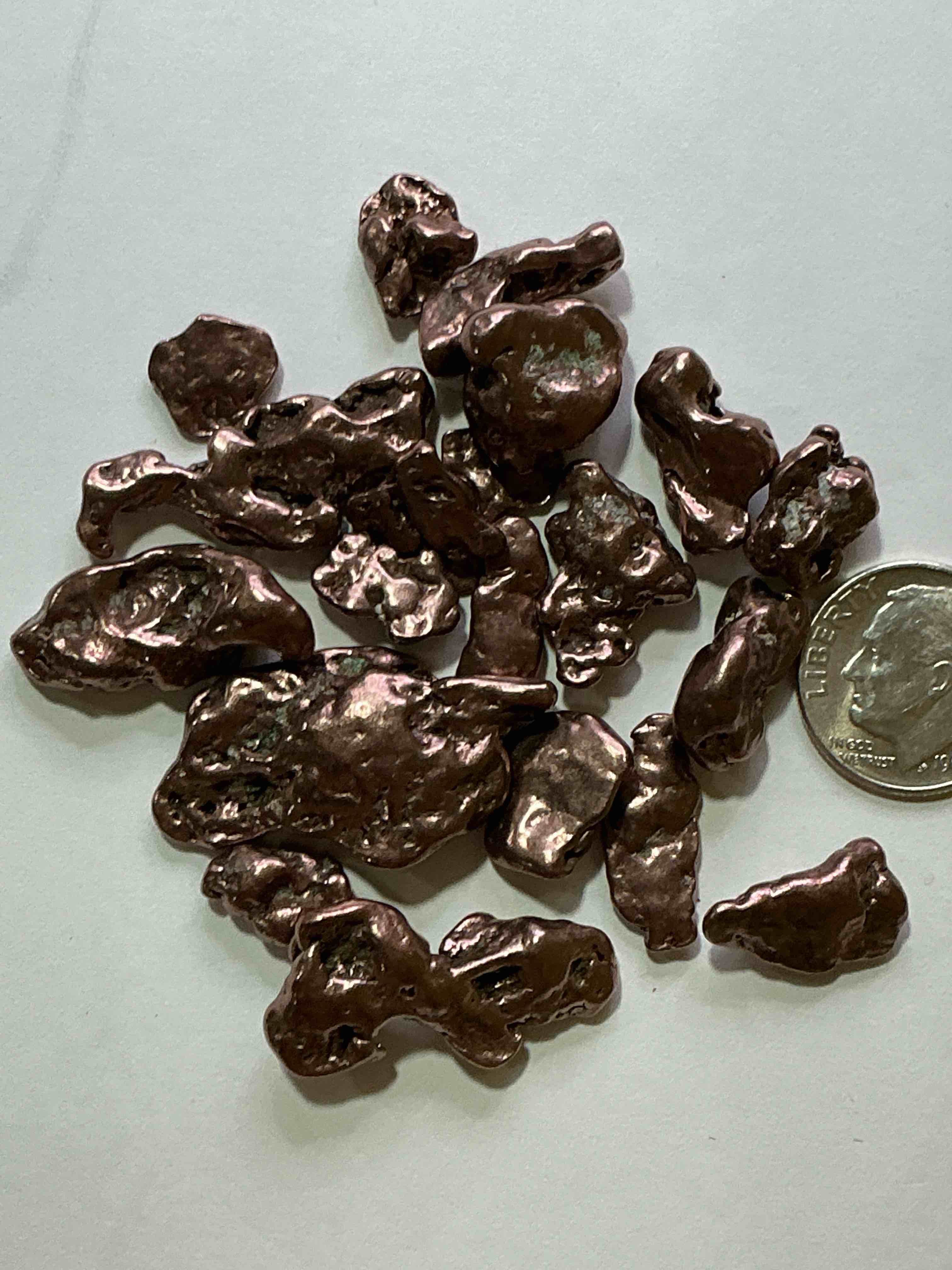 Condition photo showing New/Like New for Copper Nuggets In Rare Form! Check Out These Rarely Seen Approximately .999 Copper Nuggets Direct From Prospecting In Copper Harbor, Michigan! Copper In Nugget Form Is Rarely Seen & Each Piece Is Completely Unique. A Great Investment In Fine U.S. Michigan Copper & Also Really Cool Conversation Pieces!