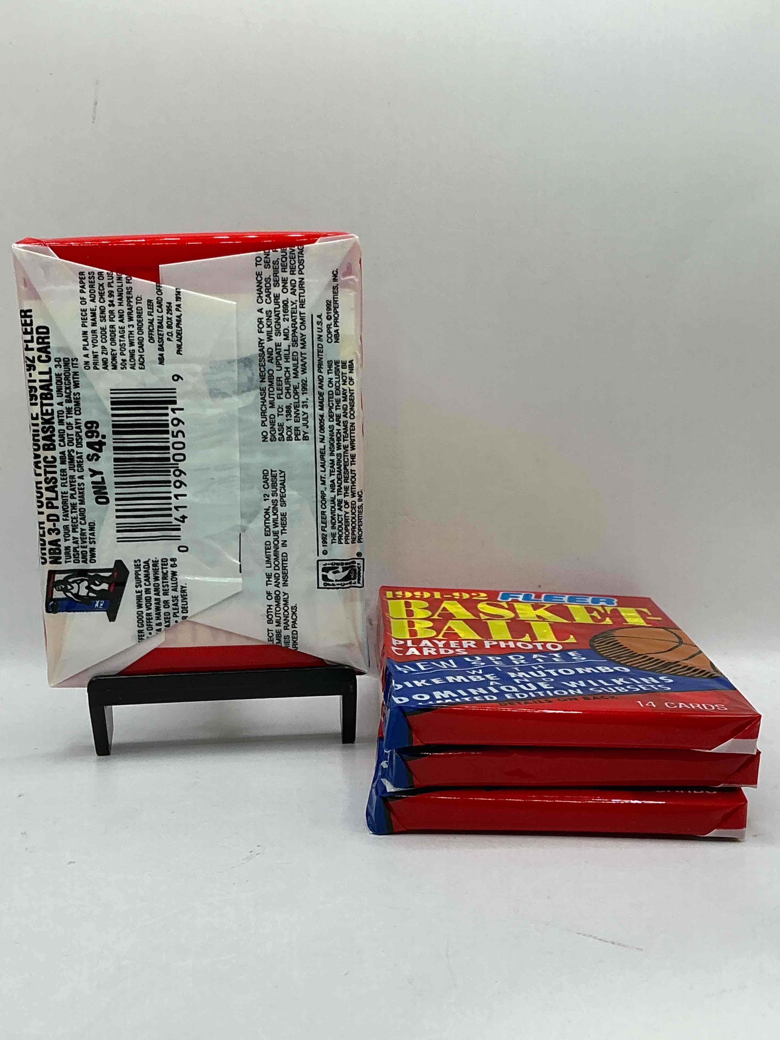 Condition photo showing New/Like New for Basketball Wow! Rare 1991/92 NBA Fleer Sealed Sports Collectible Card Pack, Direct From Original Sealed Retail Case! So Many Awesome Cards To Search For Michael Jordan (PSA 10 Value $150) Larry Bird, Magic Johnson & Too Many Other Great Cards To List! Hard To Find, Excellent Like-New Condition!