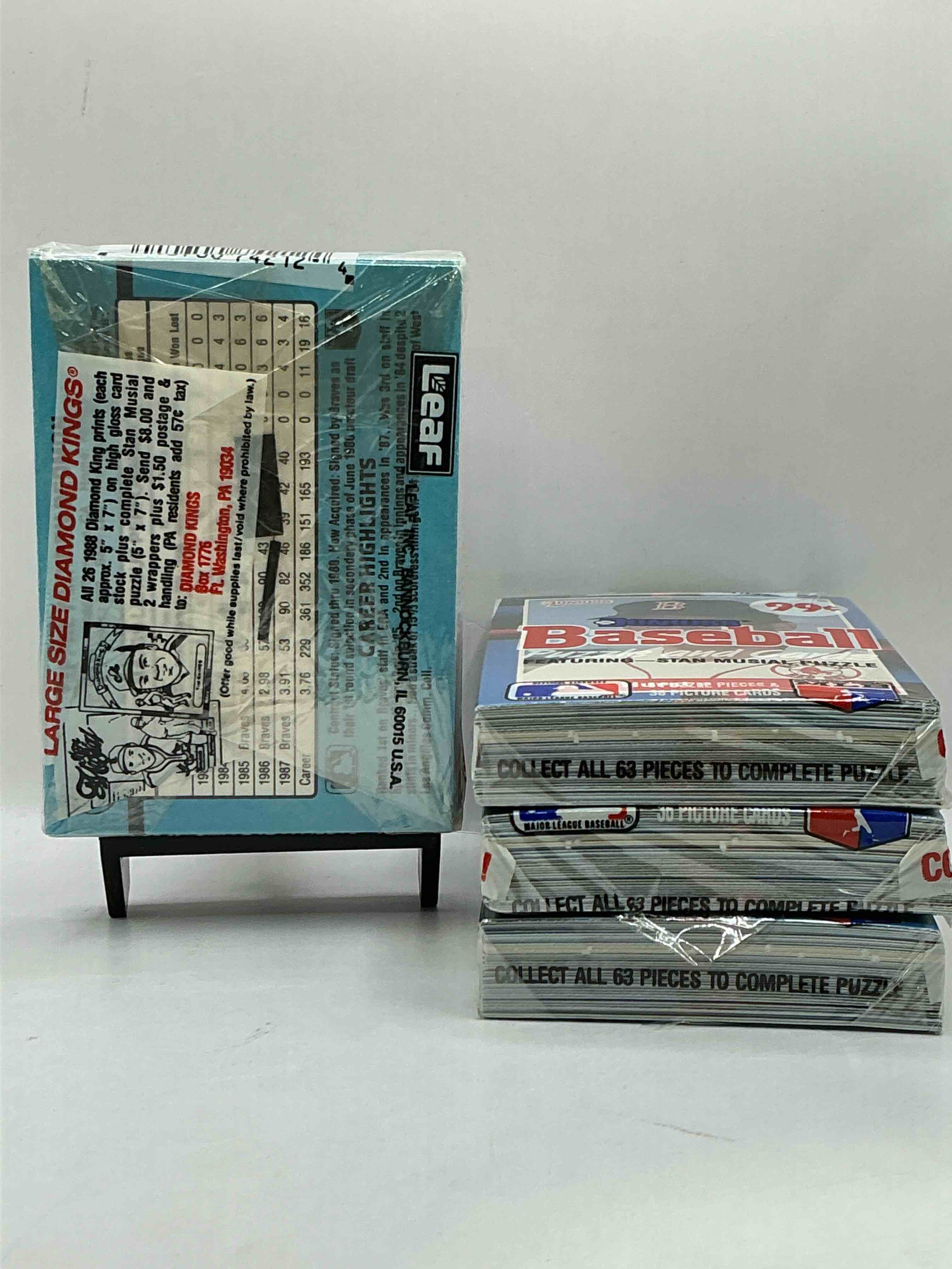 Condition photo showing New/Like New for 1988 Donruss Baseball Unopened Sports Card Cello Packs, Direct From Original Box!Search For Valuable Don Mattingly & Nolan Ryan Cards!