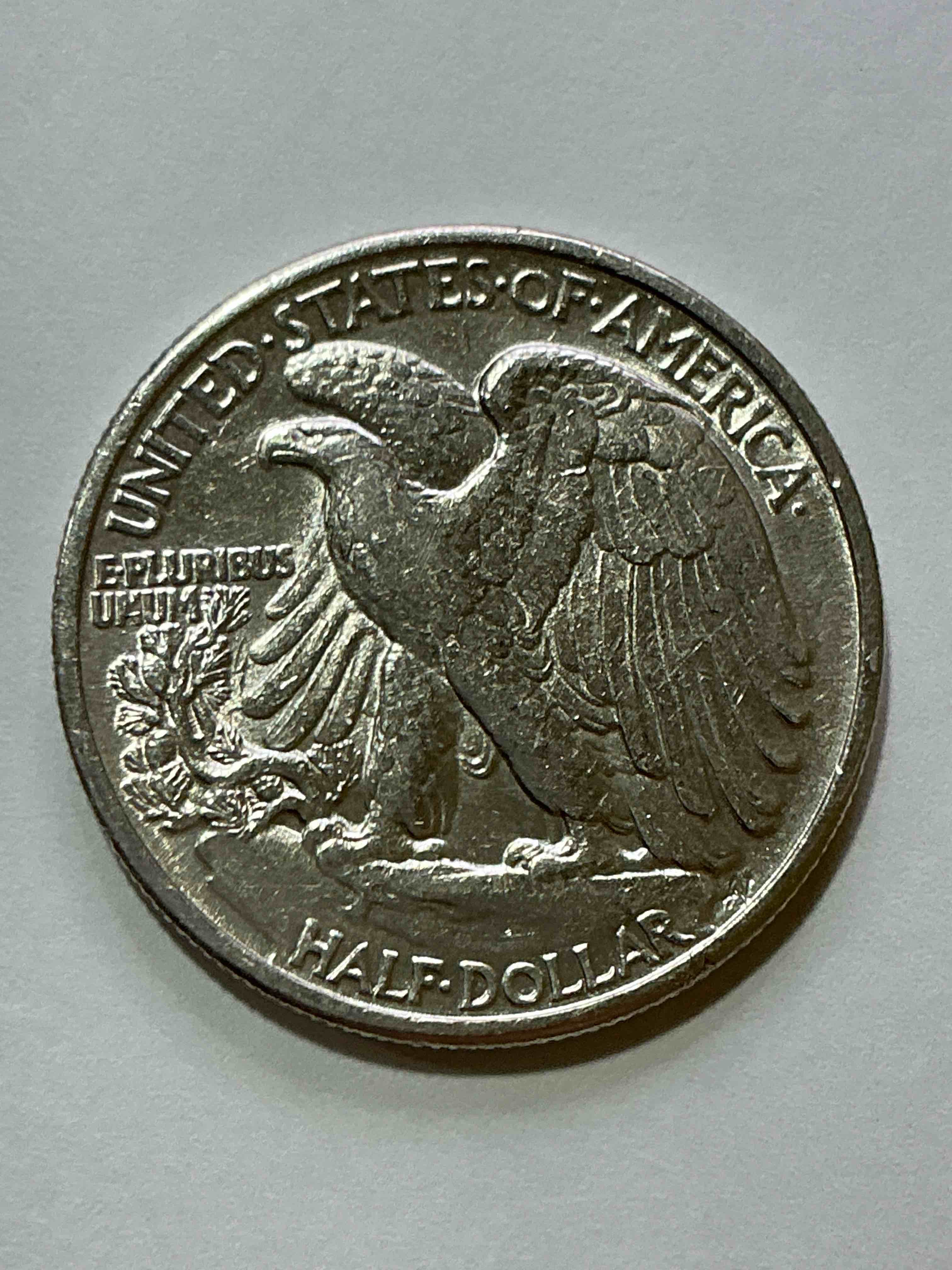 Condition photo showing New/Like New for World War II Era Silver! Antique U.S. Silver! Liberty Walking Silver Fine U.S. Silver Half Dollar! This Striking Half Dollars Were Minted From 1916-1947 & Have Become Some Of The Most Collectible Coins In History! Here Is A Striking Circulated ExampleFrom 1941! Liberty Walking Coins Are 90% Fine U.S. Silver, A Great Investment In Precious Metal!