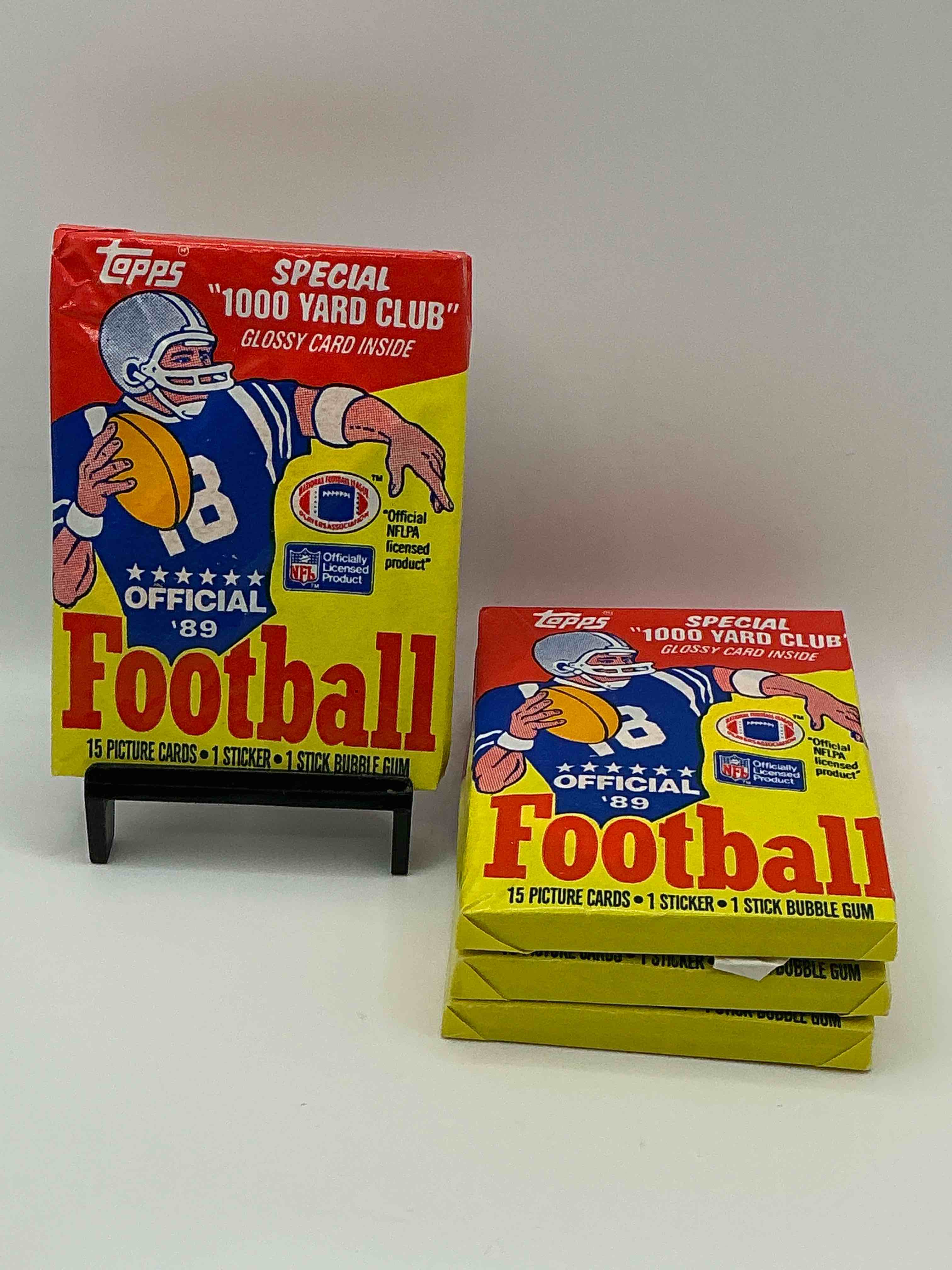 1989 Topps Football Unopened Sports Card Wax Packs! Straight From Original Box!Search For Deion Sanders Rookie Cards! Along With Valuable Jerry Rice, Bo Jackson & Other 80's Stars!