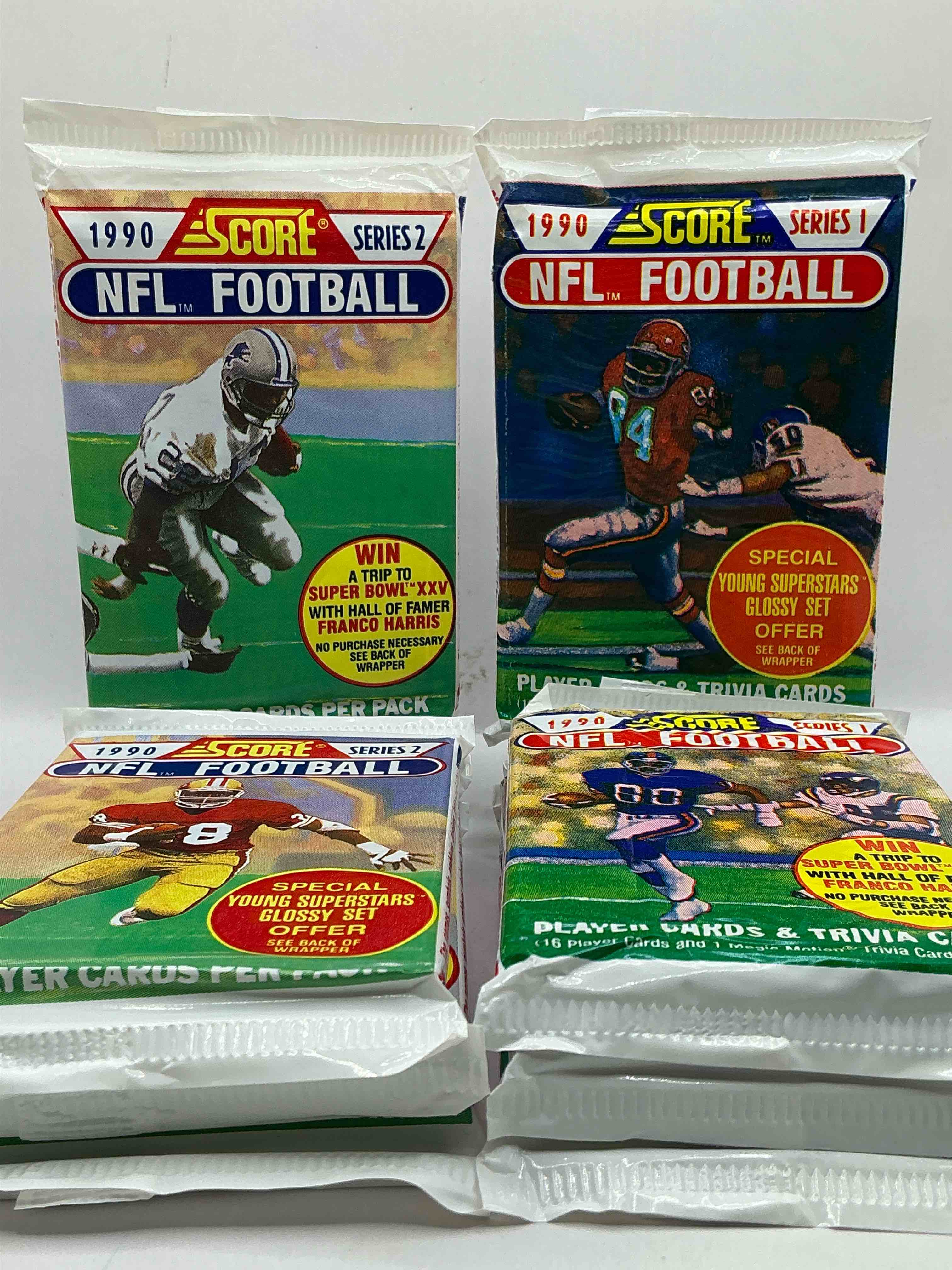 Emmitt Smith Rookie!? In Perfect Condition Worth Hundreds! 1990 Score Football Unopened Collectible Sports Card Packs! Direct From Original Box! Look For Valuable Emmitt Smith Rookie Cards! Let The Search Begin!