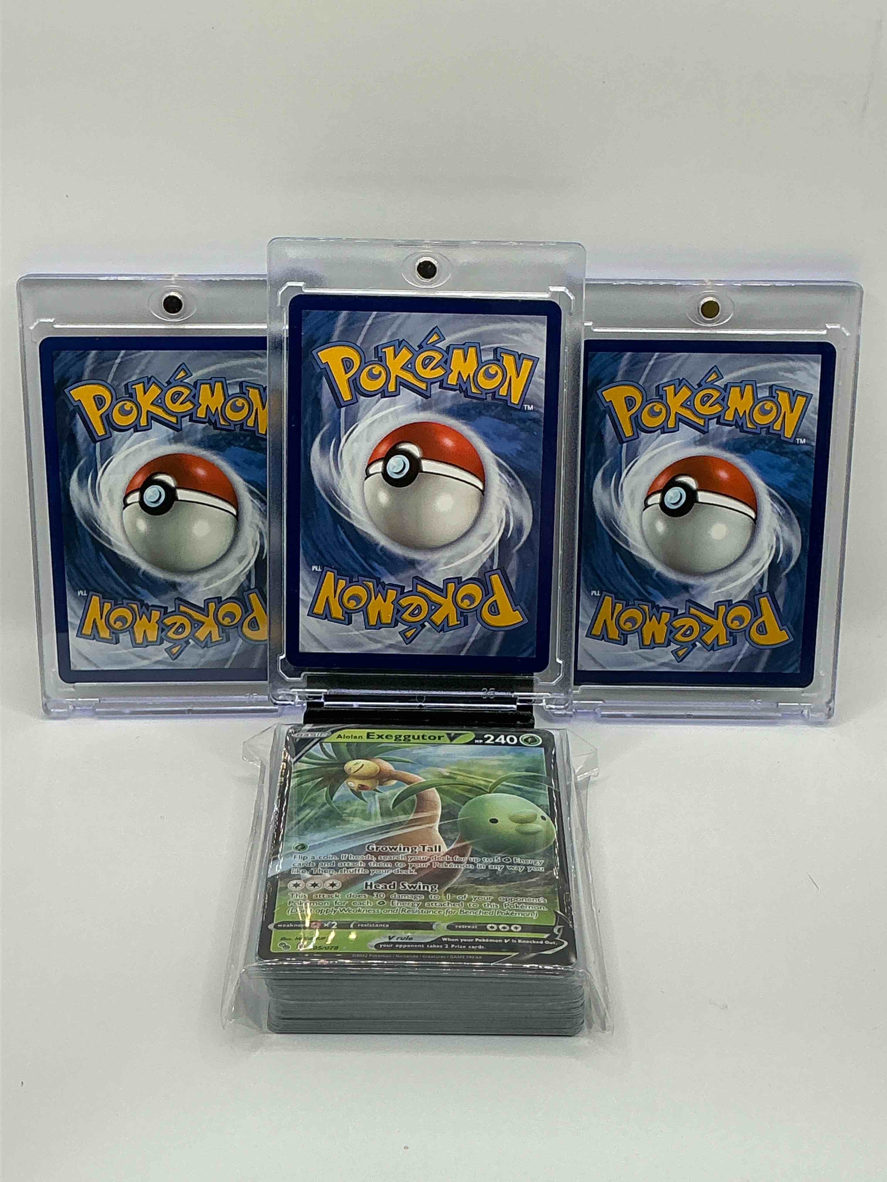 Condition photo showing New/Like New for Pokémon Palooza! Black & Green Blast Back Order Psychic Oranguru V! Black & Orange Blast Combustion Pillar Steam Crush Torkoal V! Black & Purple Blast Dark Asset Venomous Fang Crobat V! Along with Other Pokémon Heroes, Holos, Legends & Commons!