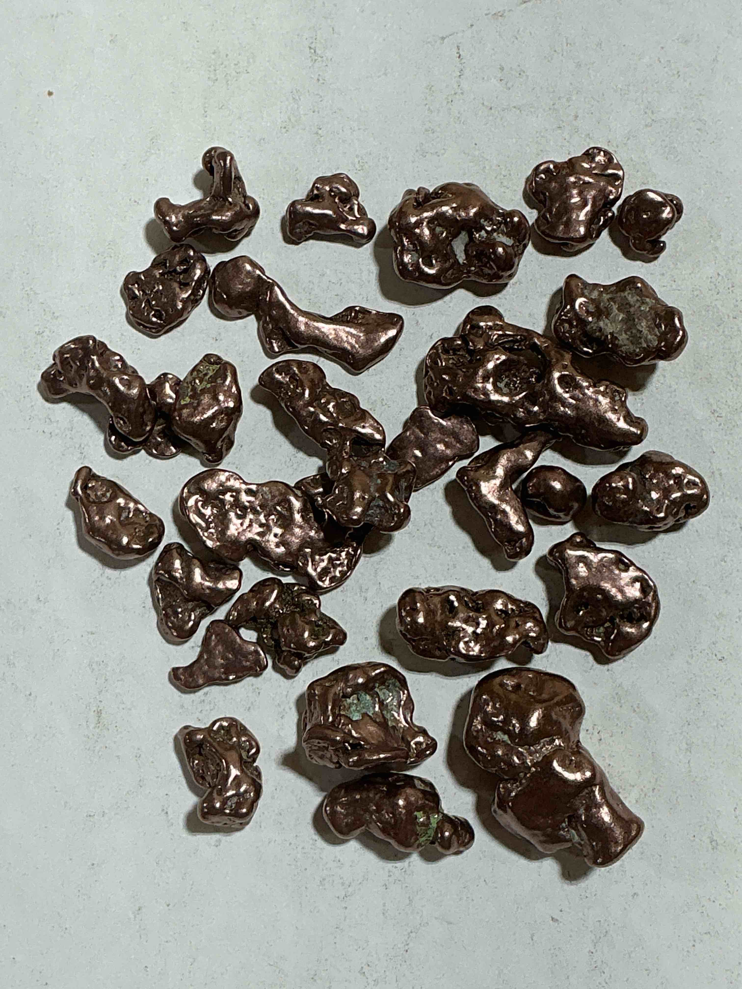 Copper Nuggets In Rare Form! Check Out These Rarely Seen Approximately .999 Copper Nuggets Direct From Prospecting In Copper Harbor, Michigan! Copper In Nugget Form Is Rarely Seen & Each Piece Is Completely Unique. A Great Investment In Fine U.S. Michigan Copper & Also Really Cool Conversation Pieces!