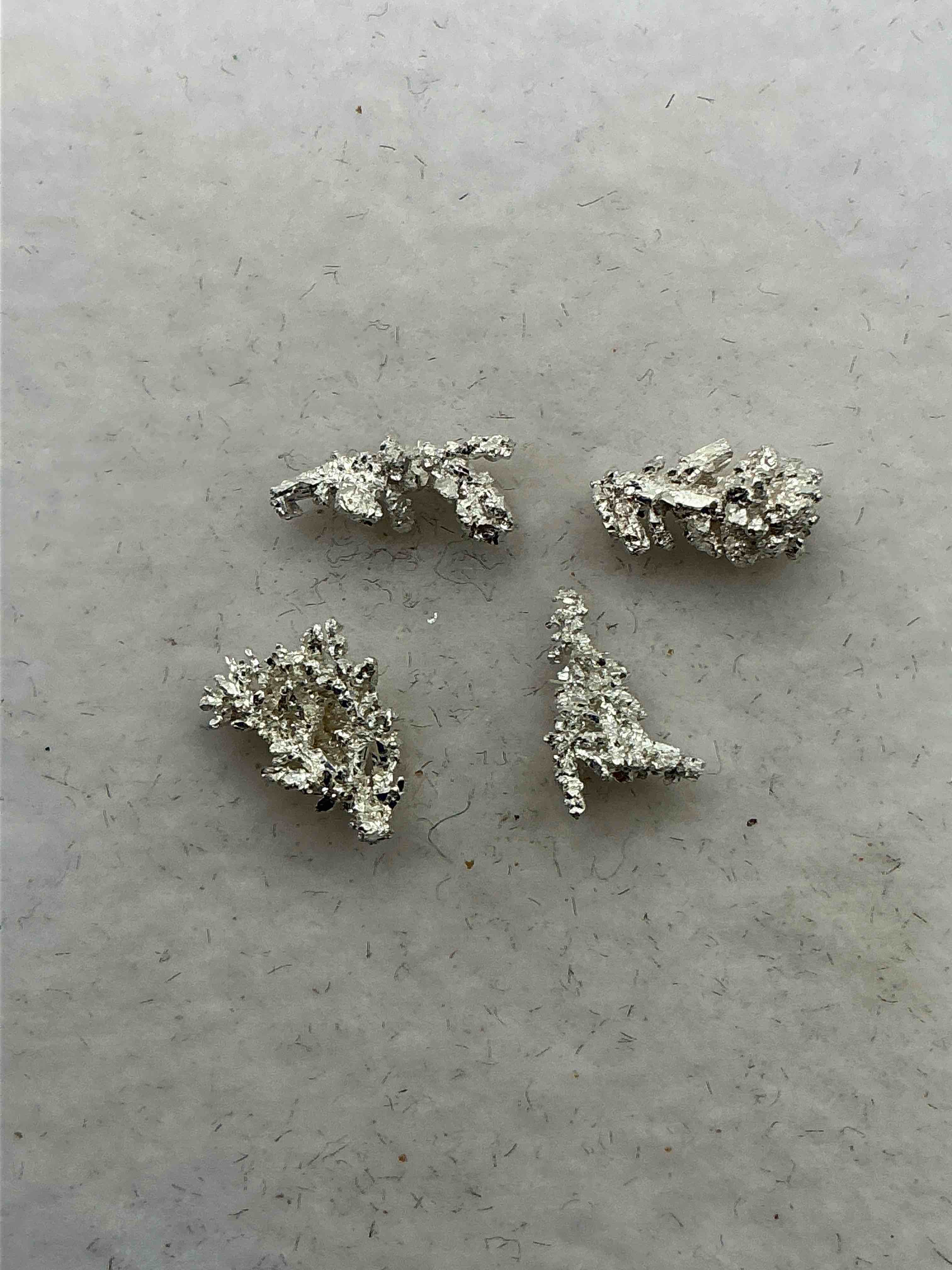 Genuine US Silver Crystals! Beautiful Fine US Silver (.999) In Gorgeous Small Crystal Form! Collect Fine US Silver In This Unique & Rare Form! 