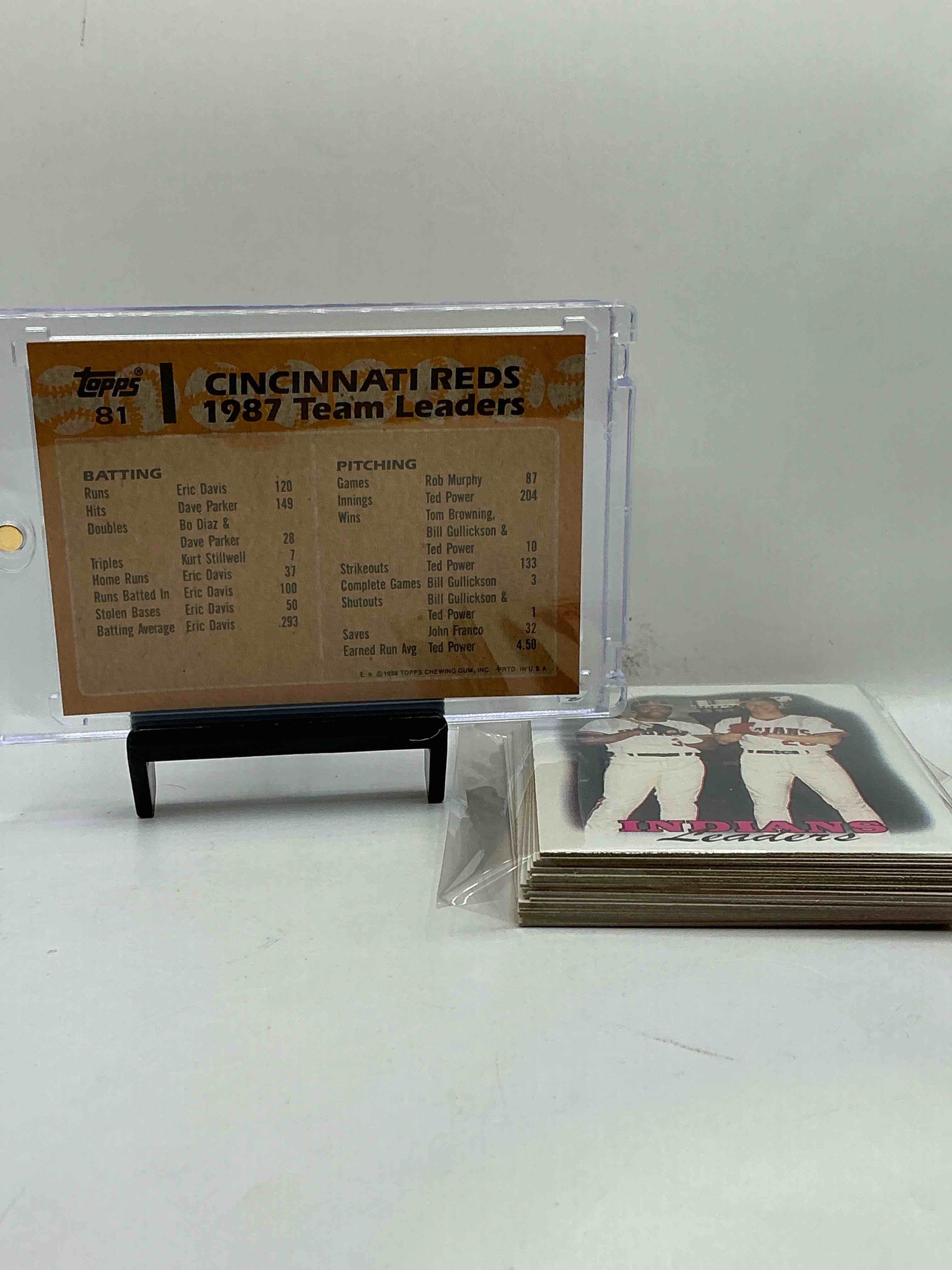 Condition photo showing New/Like New for MLB Leaders! EVERY MLB Team! 1988 Rare MLB TEAM Leaders Cards! Your Favorite 1988 MLB Players From Your Favorite Team! 26 Card Set From All The MLB Teams! Wow! Rare!