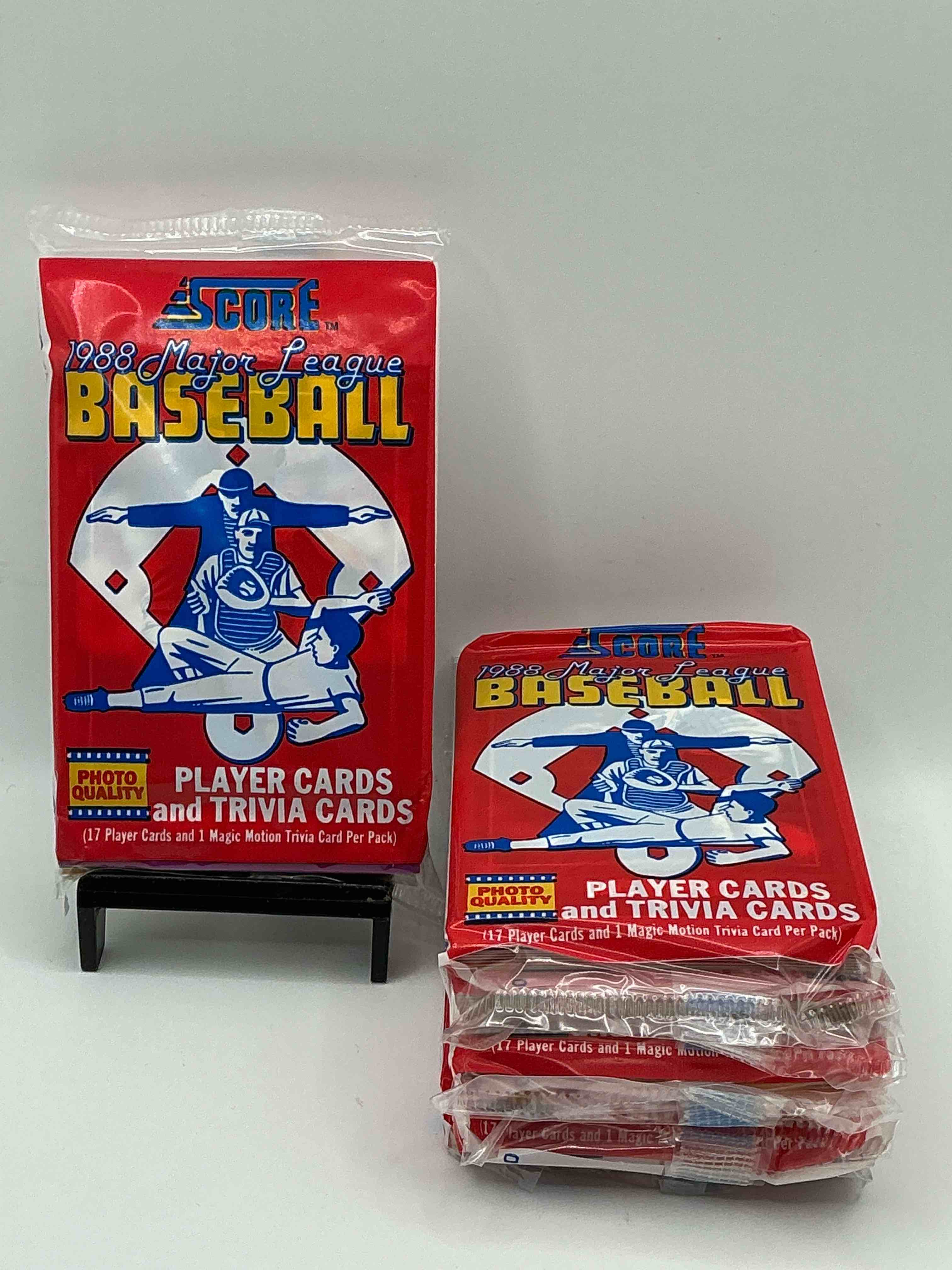 1988 score baseball sealed sports & trading collectible card pack, direct from original retail case! search for nolan ryan, don mattingly, griffey jr. & much more!