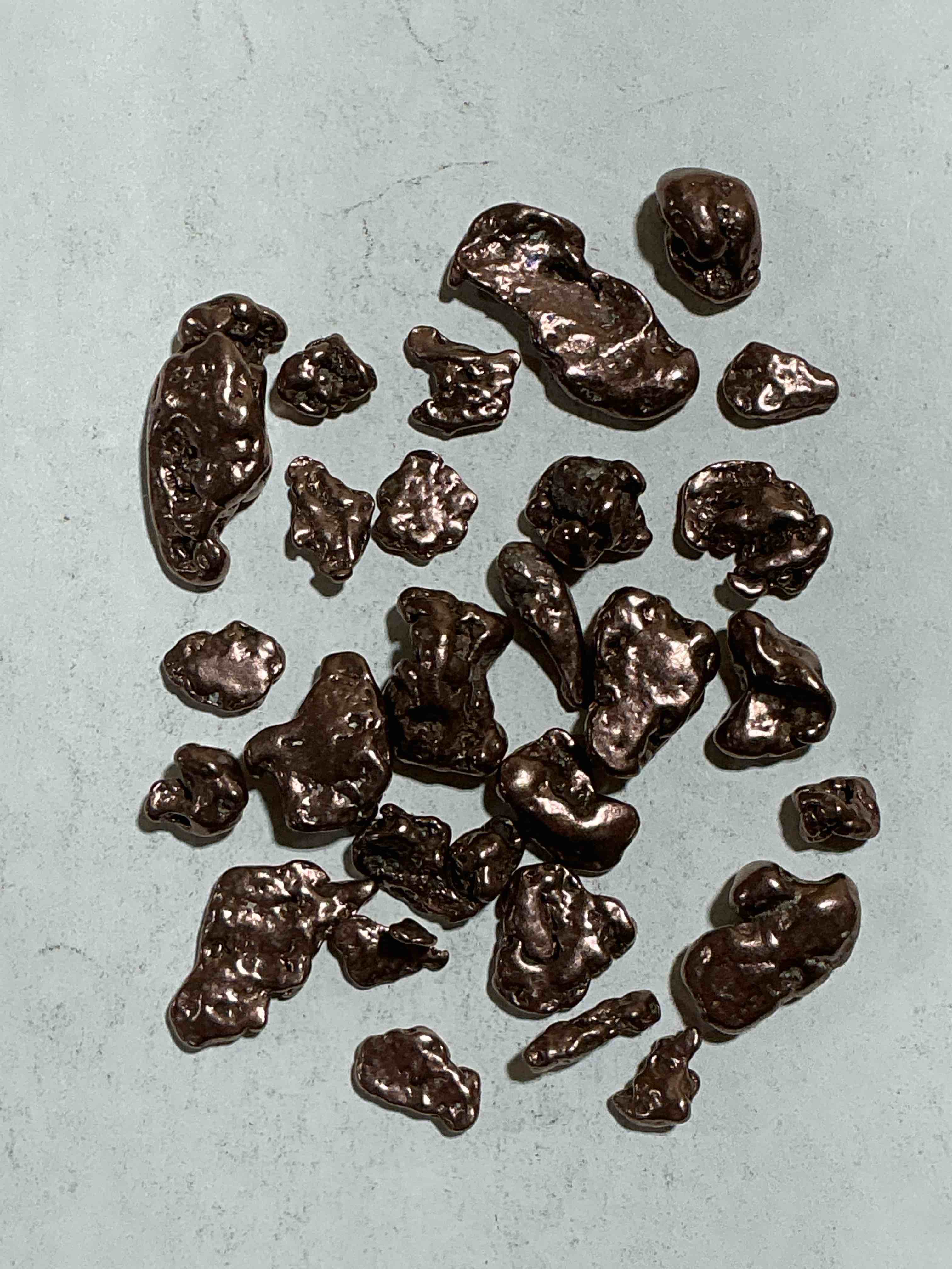 Copper Nuggets In Rare Form! Check Out These Rarely Seen Approximately .999 Copper Nuggets Direct From Prospecting In Copper Harbor, Michigan! Copper In Nugget Form Is Rarely Seen & Each Piece Is Completely Unique. A Great Investment In Fine U.S. Michigan Copper & Also Really Cool Conversation Pieces!