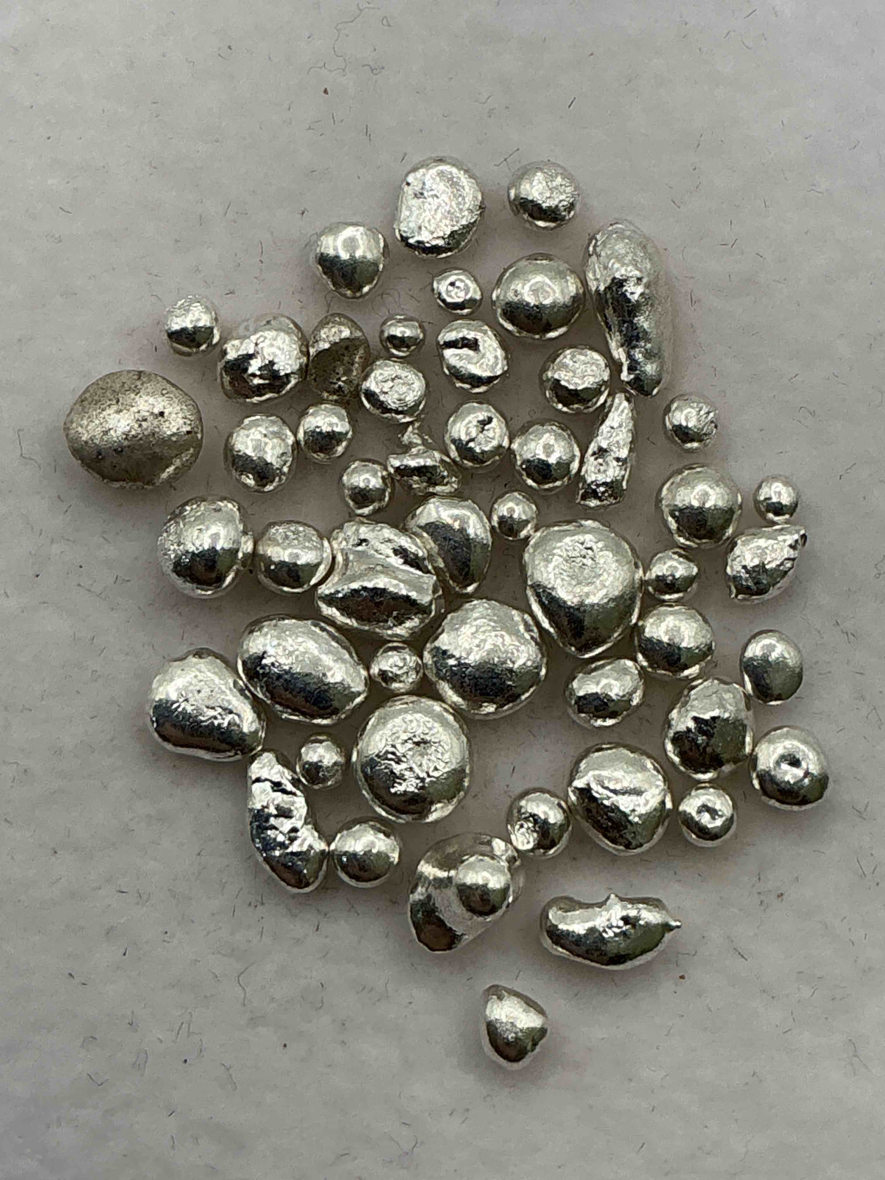 Silver Nuggets! .999 US Fine Silver, In Small Nugget Form! Total Weight Of All Nuggets In Lot Approximately 9 Grams, Bid Is Per Nugget! A Cool Way To Invest In Fine US Silver! Includes Collector Capsule!