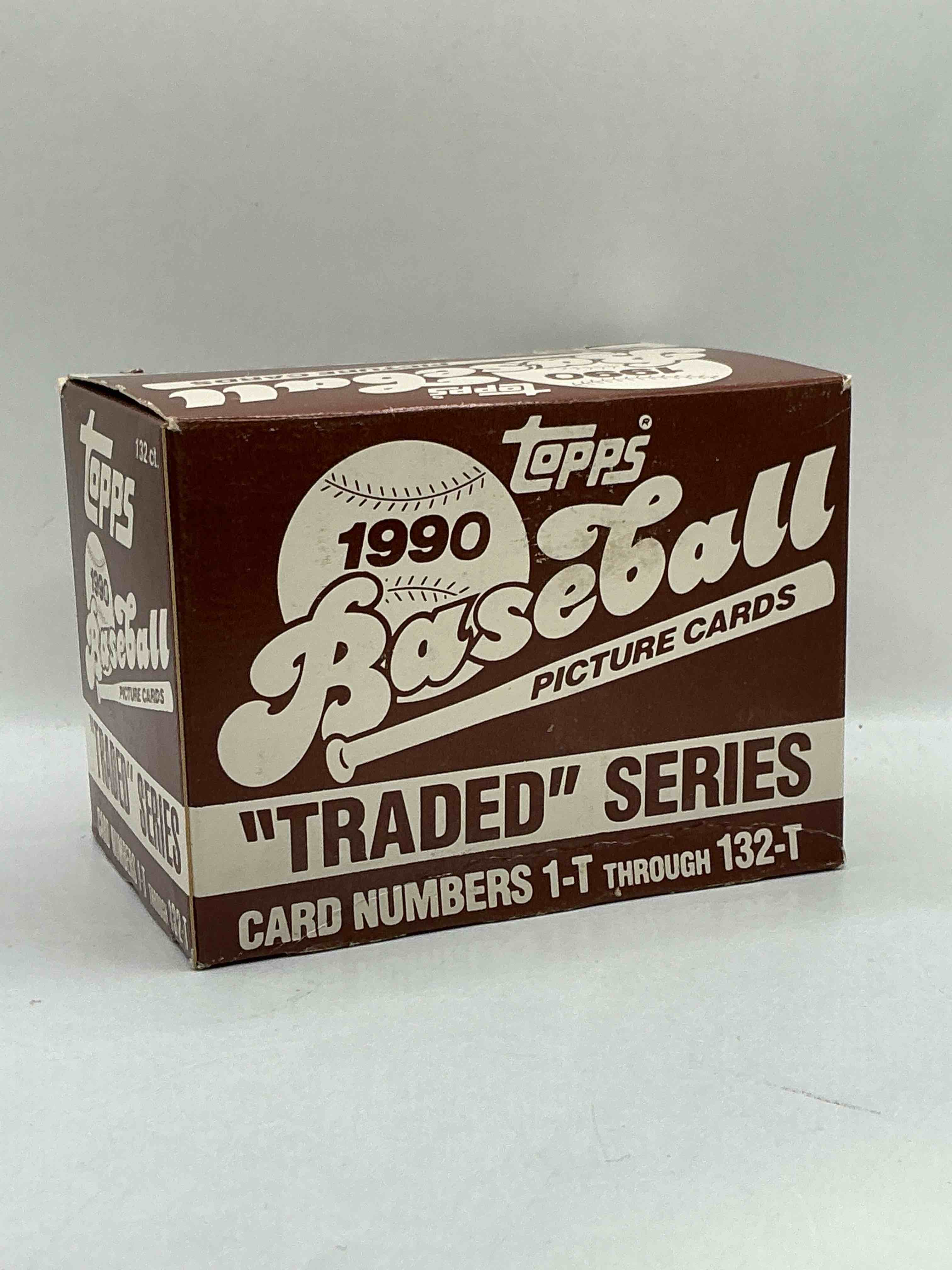 1990 Topps Traded 132 Card Set! Baseball Bonanza! Rare Topps Traded Baseball Set From 1990, Look For Legends & Rookies!