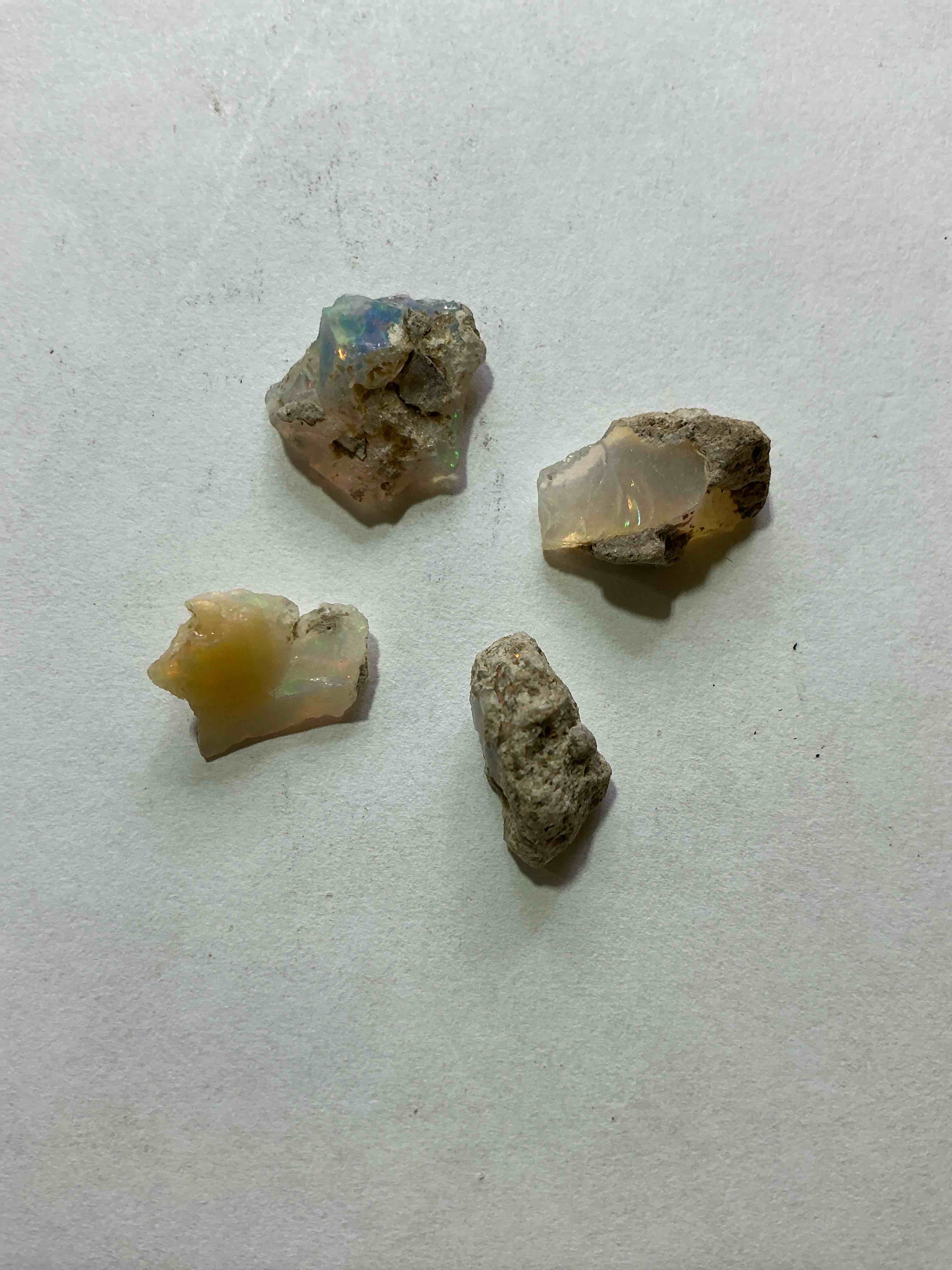 Opal Precious Gemstone, Raw, Authentic! Ethiopian Opal Gemstone, In Large & Raw, Prospected Form! Ethiopian Opals Are Famous For Their Stunning Clarity & Shimmering Color Hues! They Are Believed To Promote Hope, Purity & Love. The U.S. Dime In Image Is For Size Reference Only (Not Included). A Gemstone Like This In Raw Form Is Very Hard To Find! Own An Amazing, Stunning, Unique Opal Gemstone In Rare, Raw Form!