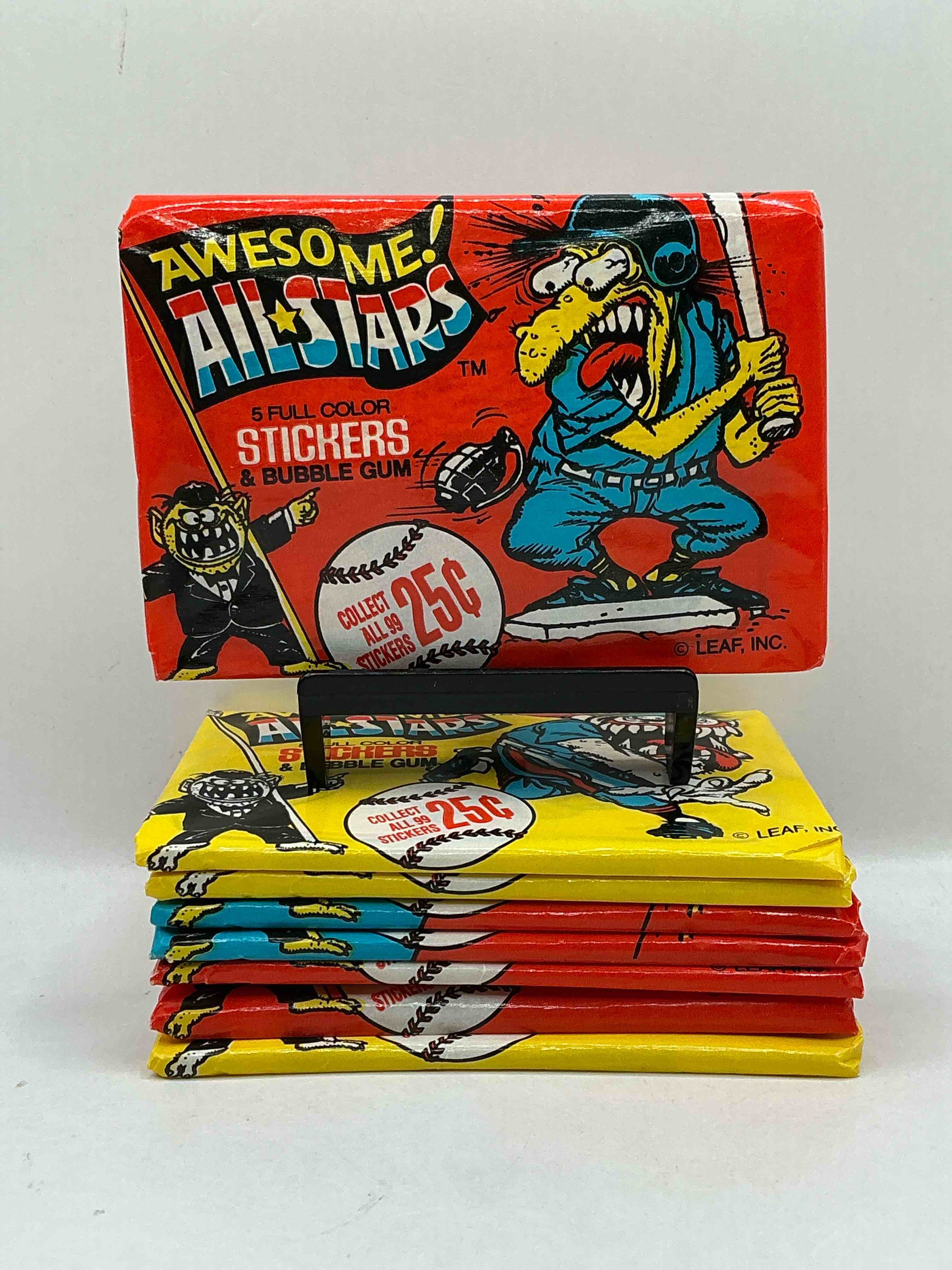 Awesome All Stars! A Gross Amount Of Fun! Unopened Packs! These Cards Feature Awesome All Star Characters By Leaf! Awesome!