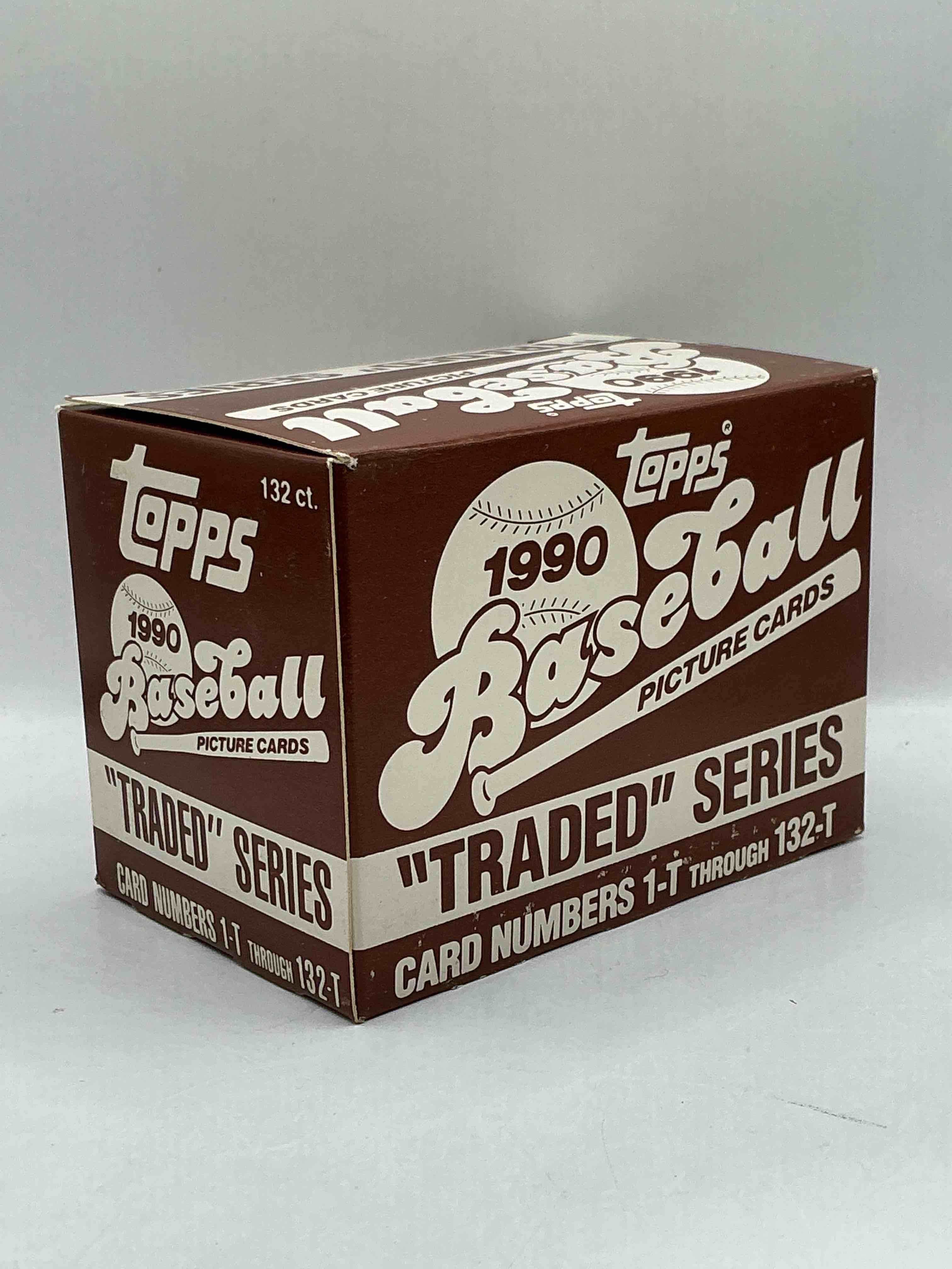 1990 Topps Traded 132 Card Set! Baseball Bonanza! Rare Topps Traded Baseball Set From 1990, Look For Legends & Rookies!