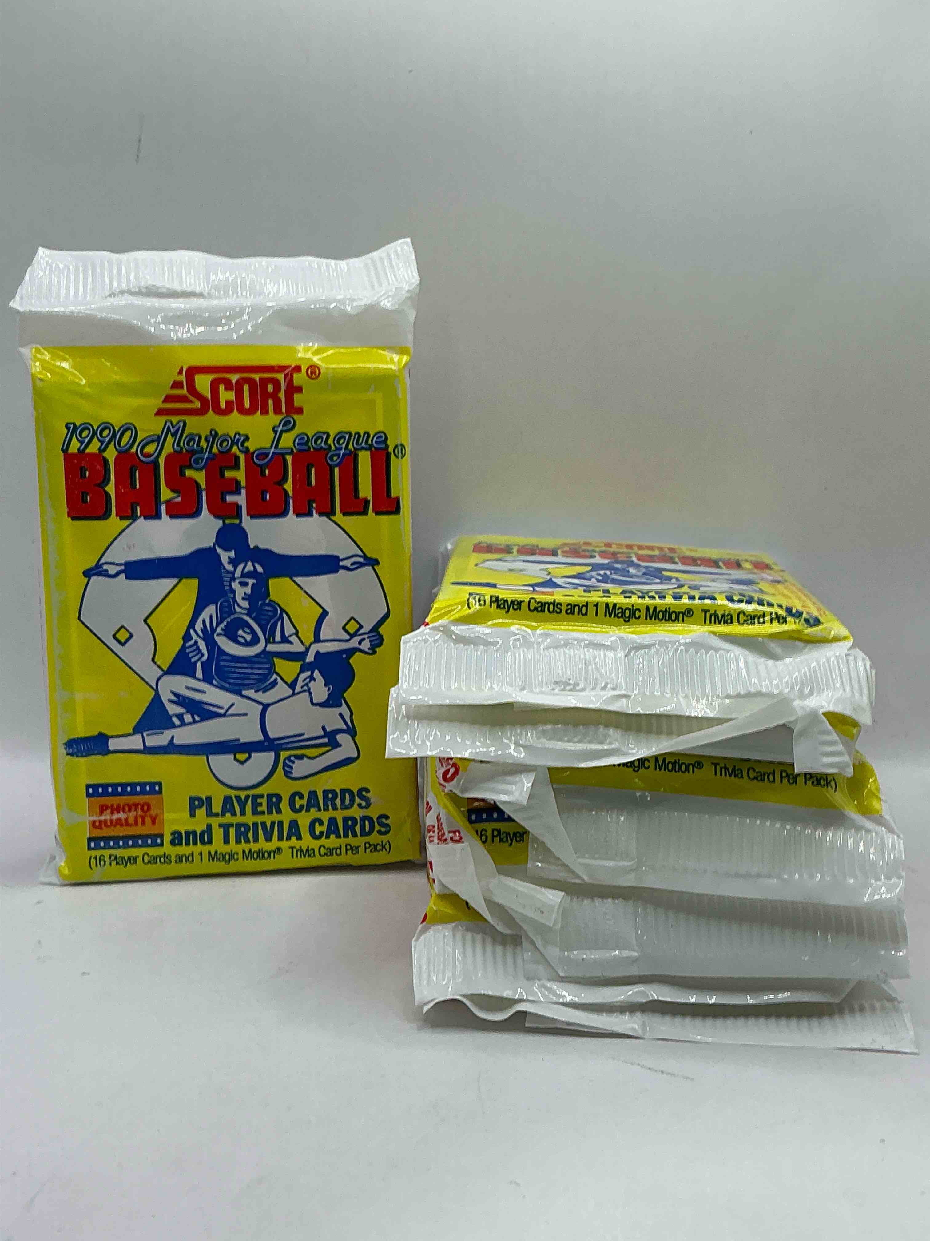Bo Knows!? Deion Sanders Rookie!? 1990 Score Baseball Packs! Unopened Straight From Box! These Packs Are Loaded With Awesome Cards! Some Cards To Search For Are Bo Jackson, Nolan Ryan, Frank Thomas Rookie & Deion Sanders Rookie!