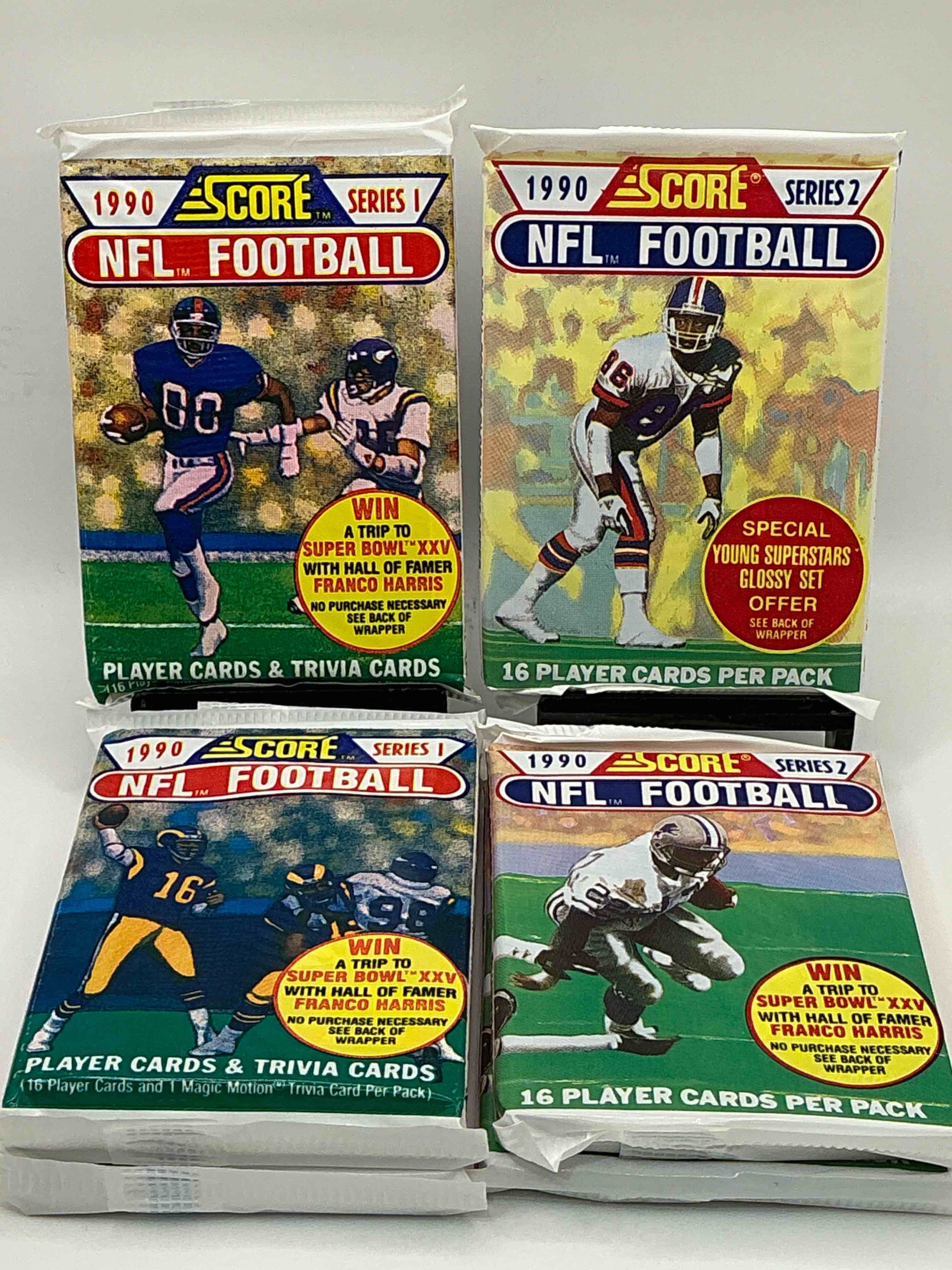 Emmitt Smith Rookie!? In Perfect Condition Worth Hundreds! 1990 Score Football Unopened Collectible Sports Card Packs Series I & II! Direct From Original Box! Look For Valuable Emmitt Smith Rookie Cards! Let The Search Begin!