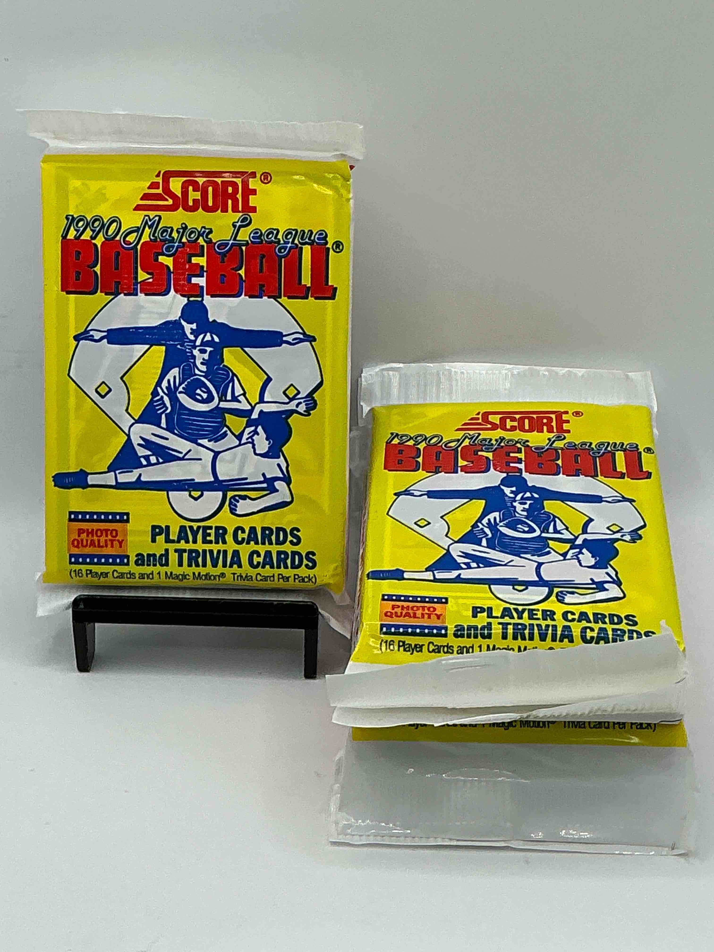 Bo Knows!? Deion Sanders Rookie!? 1990 Score Baseball Packs! Unopened Straight From Box! These Packs Are Loaded With Awesome Cards! Some Cards To Search For Are Bo Jackson, Nolan Ryan, Frank Thomas Rookie & Deion Sanders Rookie!