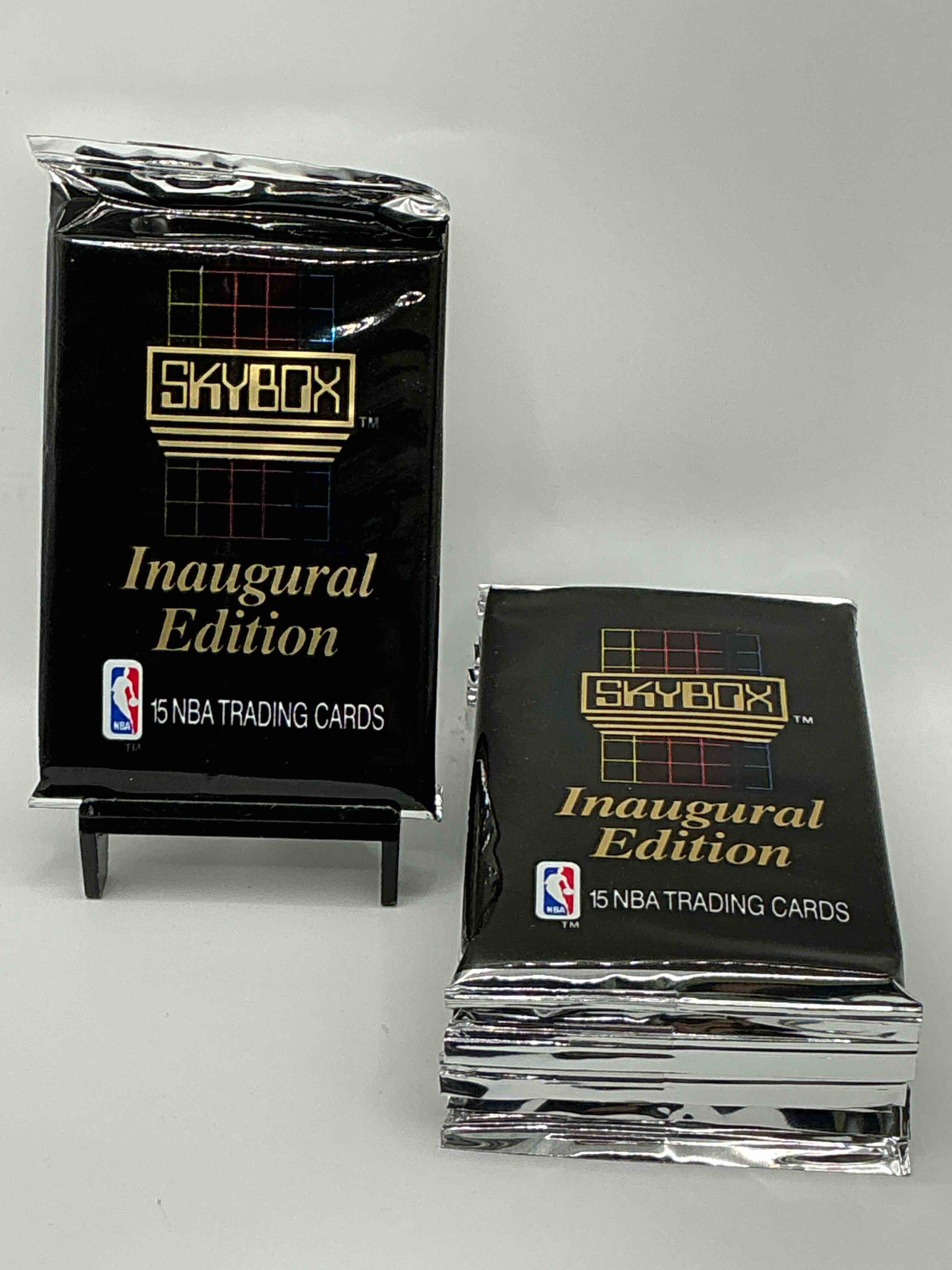 Michael Jordan, Magic Johnson & More! Search For So Many NBA Legends & Stars! 1990-91 Skybox Unopened Pocks! Direct From Original Box! These Packs Are Sought After For Ther Eye-Catching Teal Look & Awesome Cards! Search For Valuable Michael Jordan, Larry Bird & Magic Johnson Cards! Along With Other Stars!