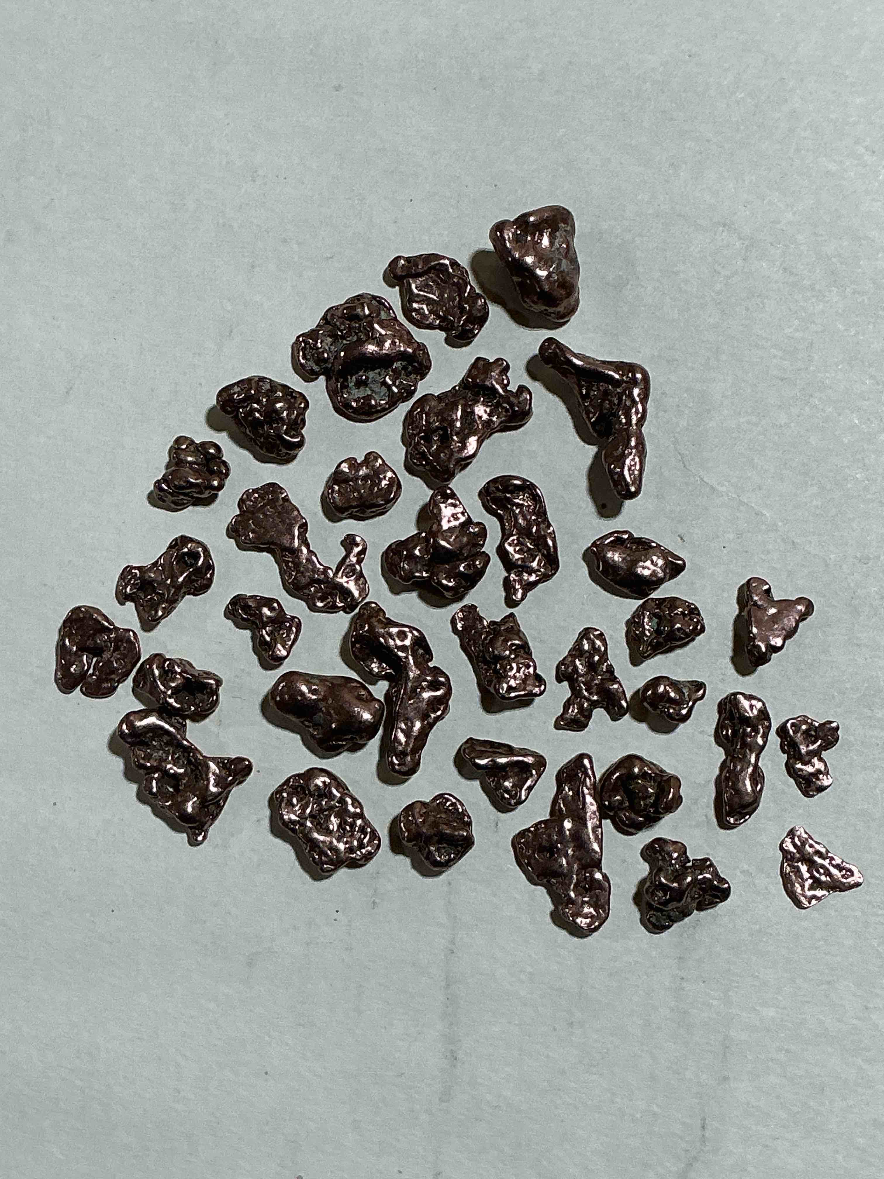 Condition photo showing Good Condition for Copper Nuggets In Rare Form! Check Out These Rarely Seen Approximately .999 Copper Nuggets Direct From Prospecting In Copper Harbor, Michigan! Copper In Nugget Form Is Rarely Seen & Each Piece Is Completely Unique. A Great Investment In Fine U.S. Michigan Copper & Also Really Cool Conversation Pieces!
