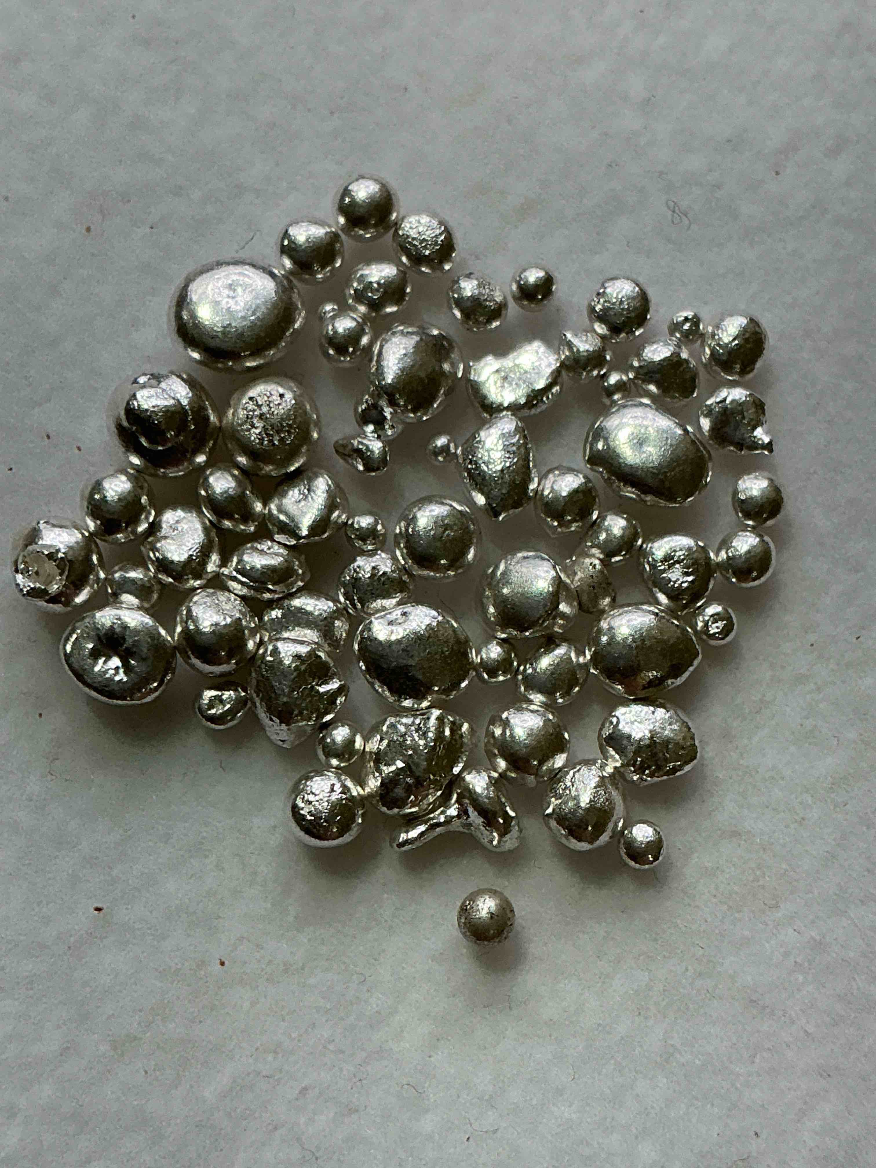 Silver Nuggets! .999 US Fine Silver, In Small Nugget Form! Total Weight Of All Nuggets In Lot Approximately 9 Grams, Bid Is Per Nugget! A Cool Way To Invest In Fine US Silver! Includes Collector Capsule!