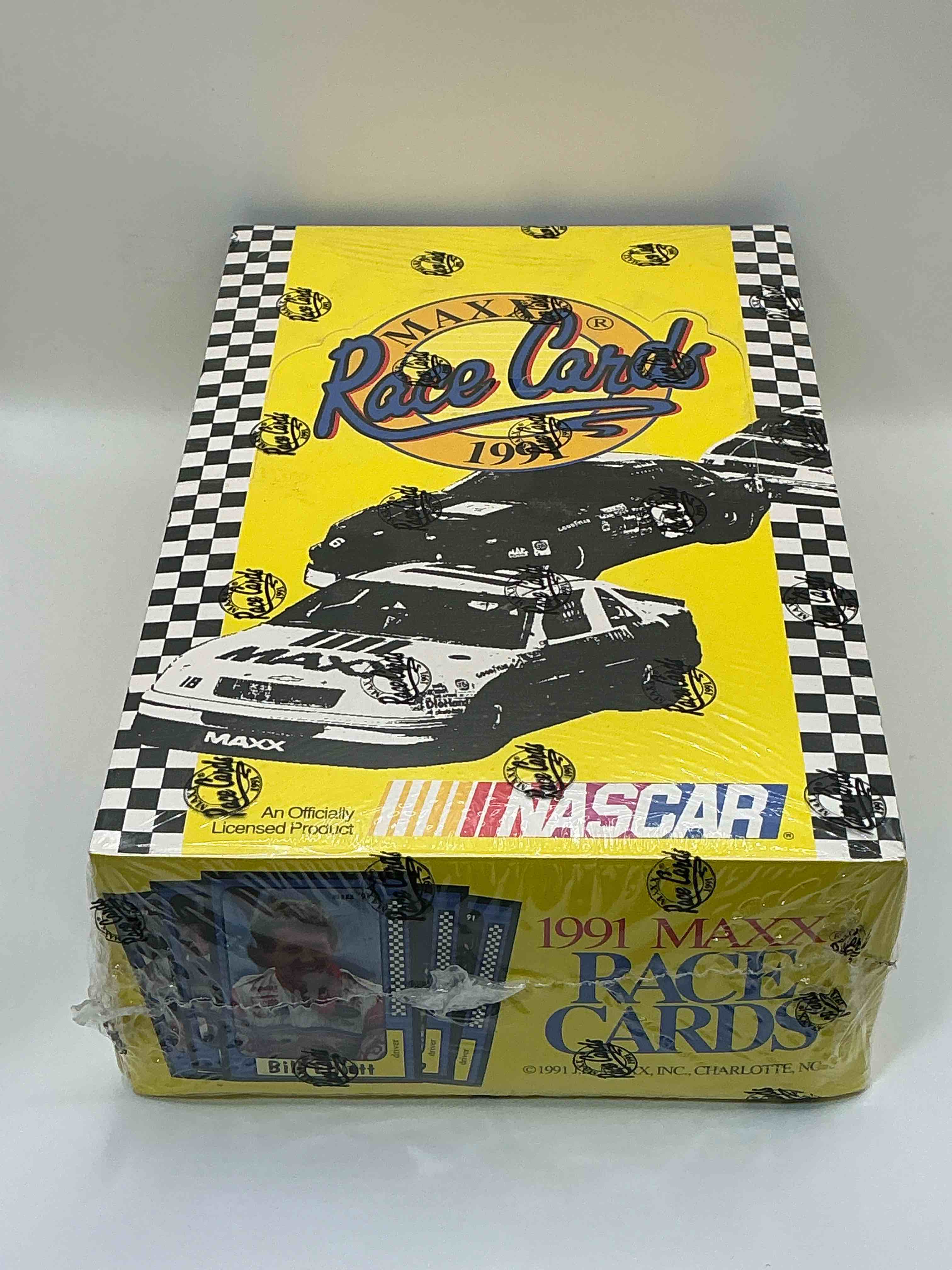 wow! 1991 maxx race card sealed box! 36 pack craziness! search for all the biggest stars in nascar from the early 90’s including dale earnhardt, bill elliot, daryl waltrip & so many more! super rare & vintage!
