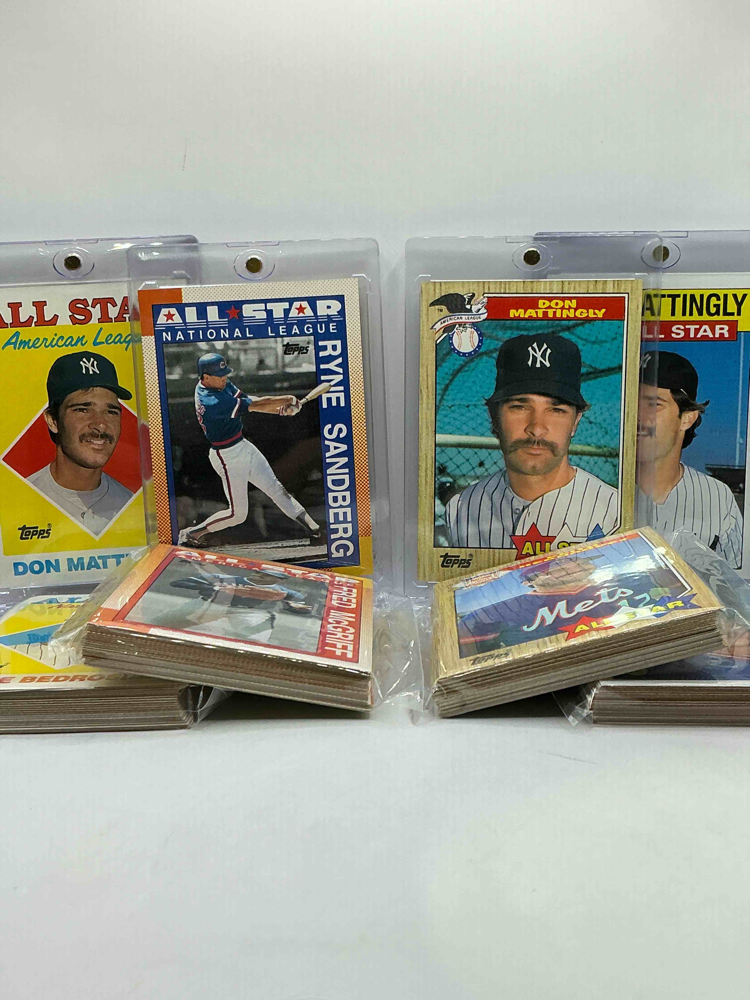 1986, 1987, 1988 & 1990 Baseball All Star Sets! Over 80 Cards! Insane Four All Star Sets, Includes Legends & More