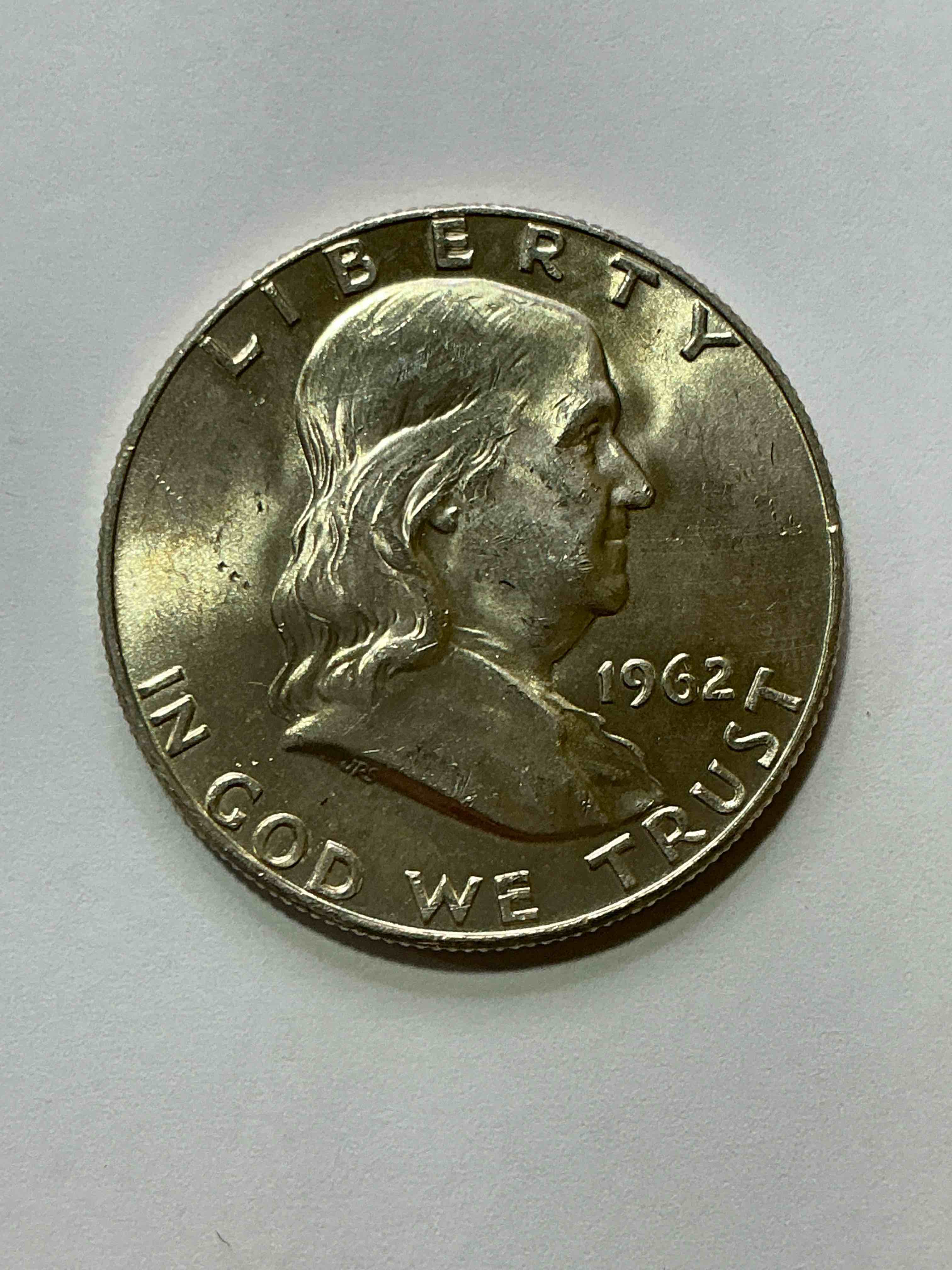 Ben Franklin Silver! Pre 1965 Silver U.S. Half Dollar Coins! Before 1965 American Half Dollars Were Actually Silver, Here Is A Gorgeous Example Of A Rare Ben Franklin Silver Half Dollar. Great Condition & Great For Investing In Precious Metals! These Heavy Half Dollars Were Minted At 90% Silver and 10% Copper, Giving Them A Net Weight Of .36169 Ounces Of Pure Silver Per Coin! Getting Very Rare. Invest & Win!