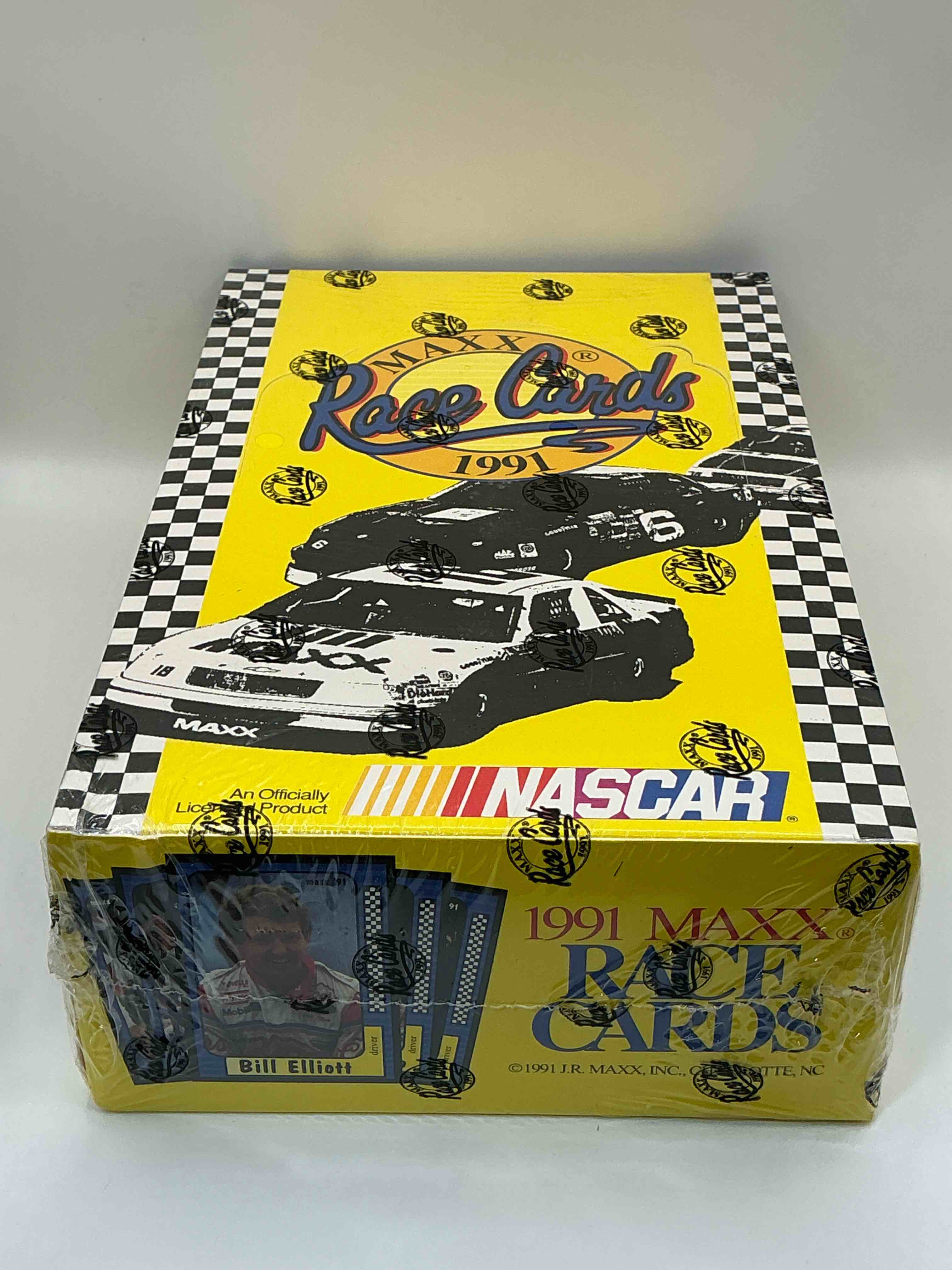 wow! 1991 maxx race card sealed box! 36 pack craziness! search for all the biggest stars in nascar from the early 90’s including dale earnhardt, bill elliot, daryl waltrip & so many more! super rare & vintage!