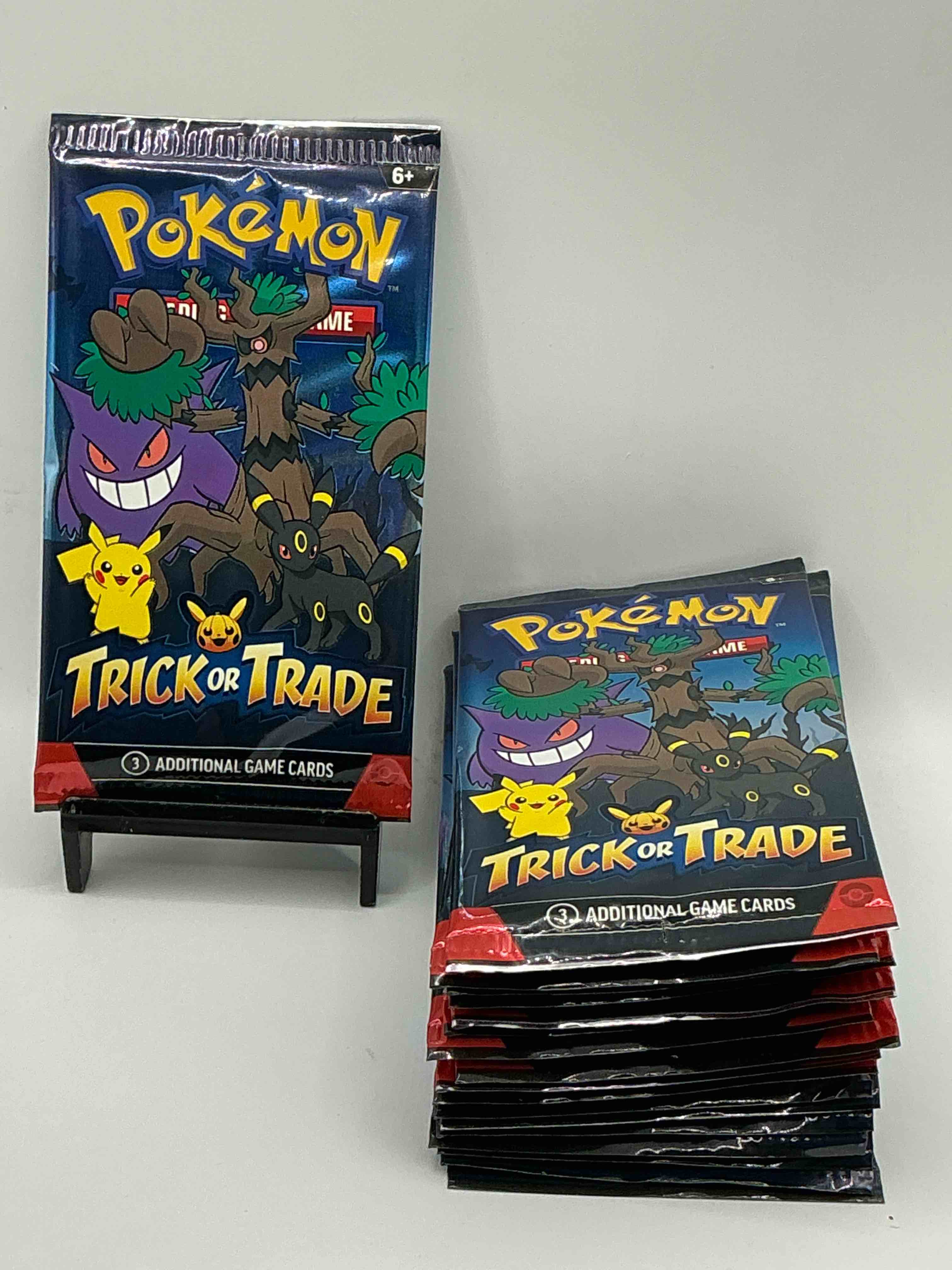 Pokémon Packs! Spooky Trick Or Trade Unopened Packs! 3 Cards Per Pack, From 2024! Look For Legendary Monsters!