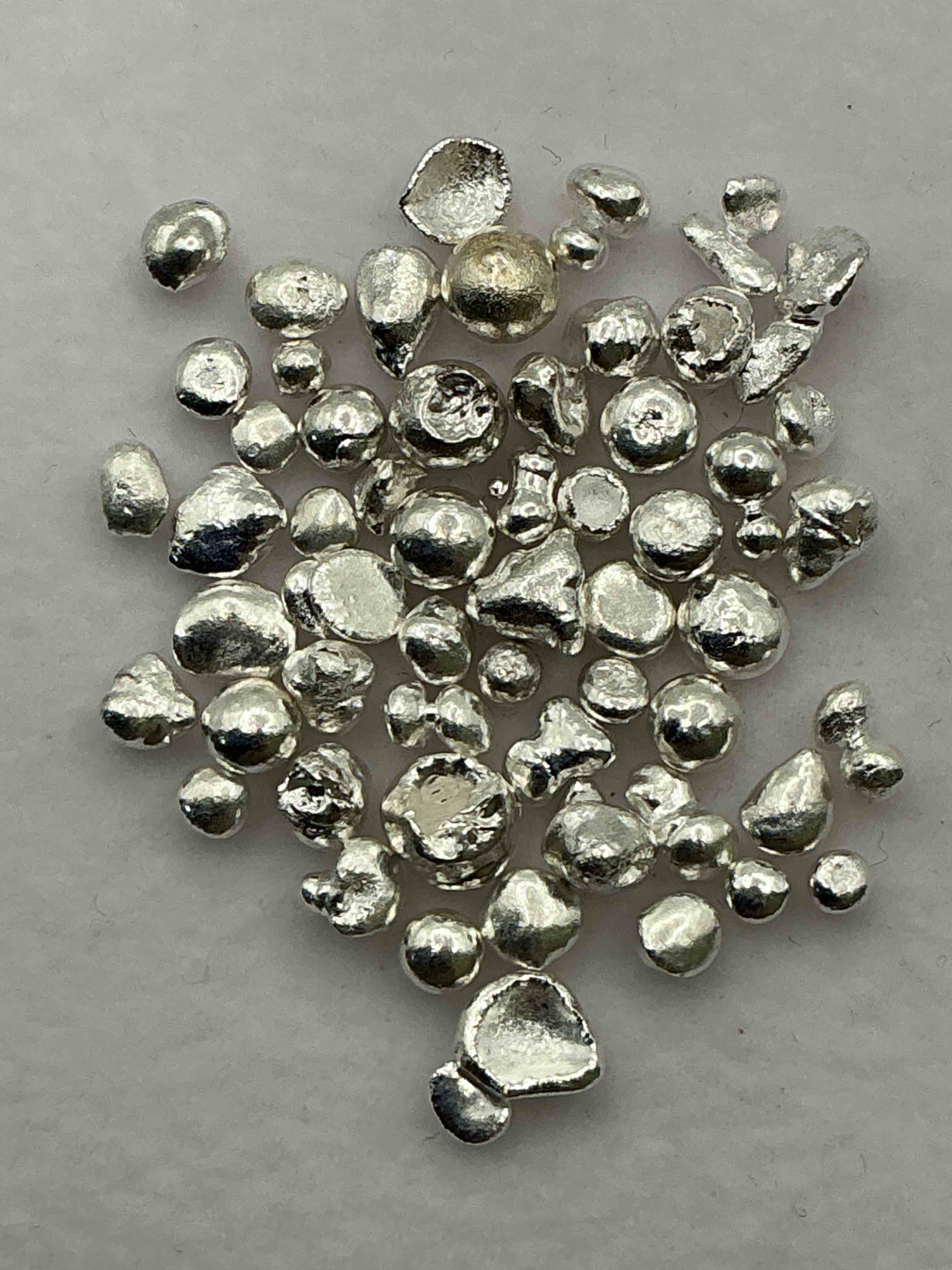 Silver Nuggets! .999 US Fine Silver, In Small Nugget Form! Total Weight Of All Nuggets In Lot Approximately 9 Grams, Bid Is Per Nugget! A Cool Way To Invest In Fine US Silver! Includes Collector Capsule!