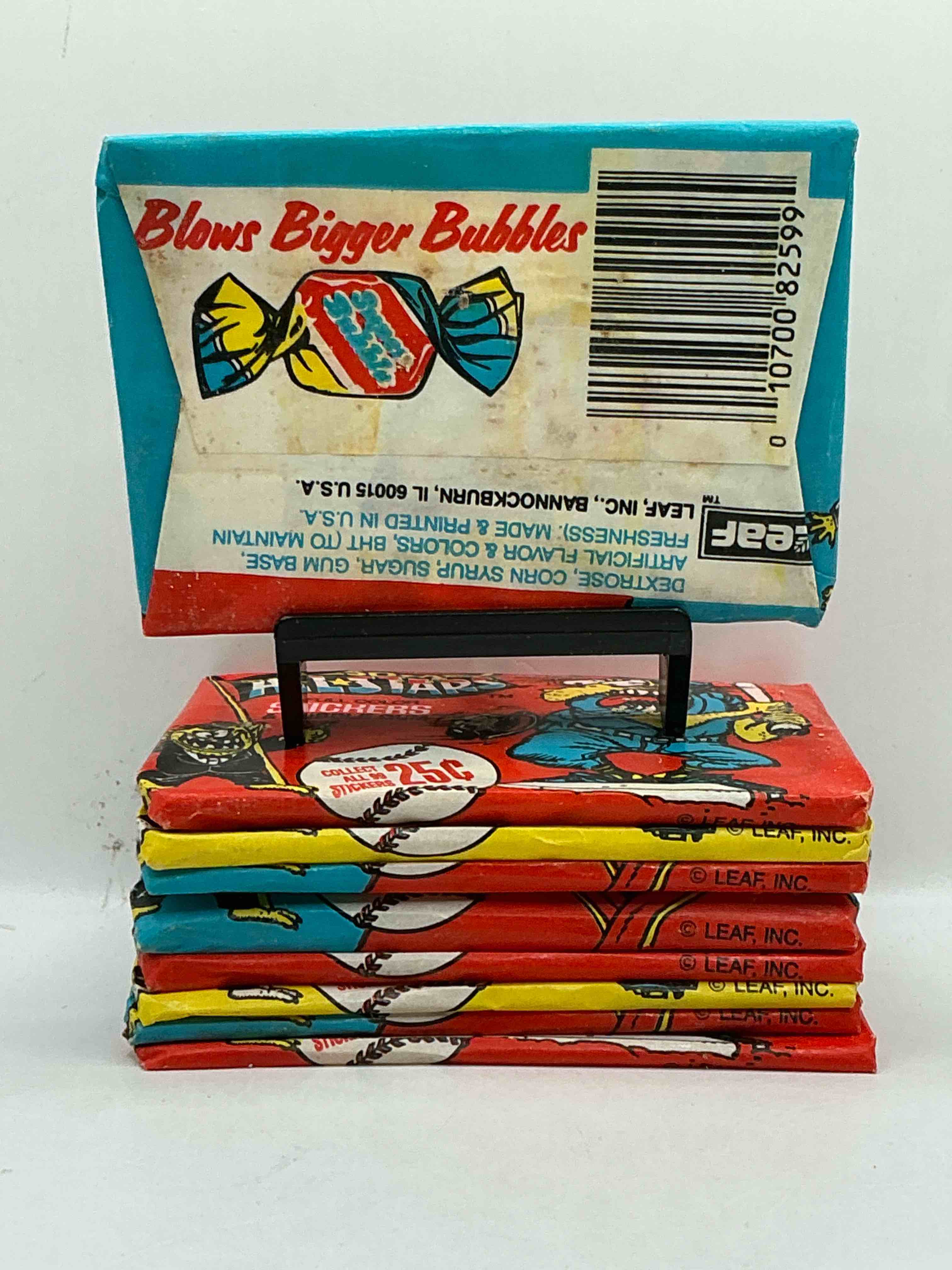 Condition photo showing New/Like New for Awesome All Stars! A Gross Amount Of Fun! Unopened 1988 Awesome Baseball All Stars Character Cards! Wax Packs!