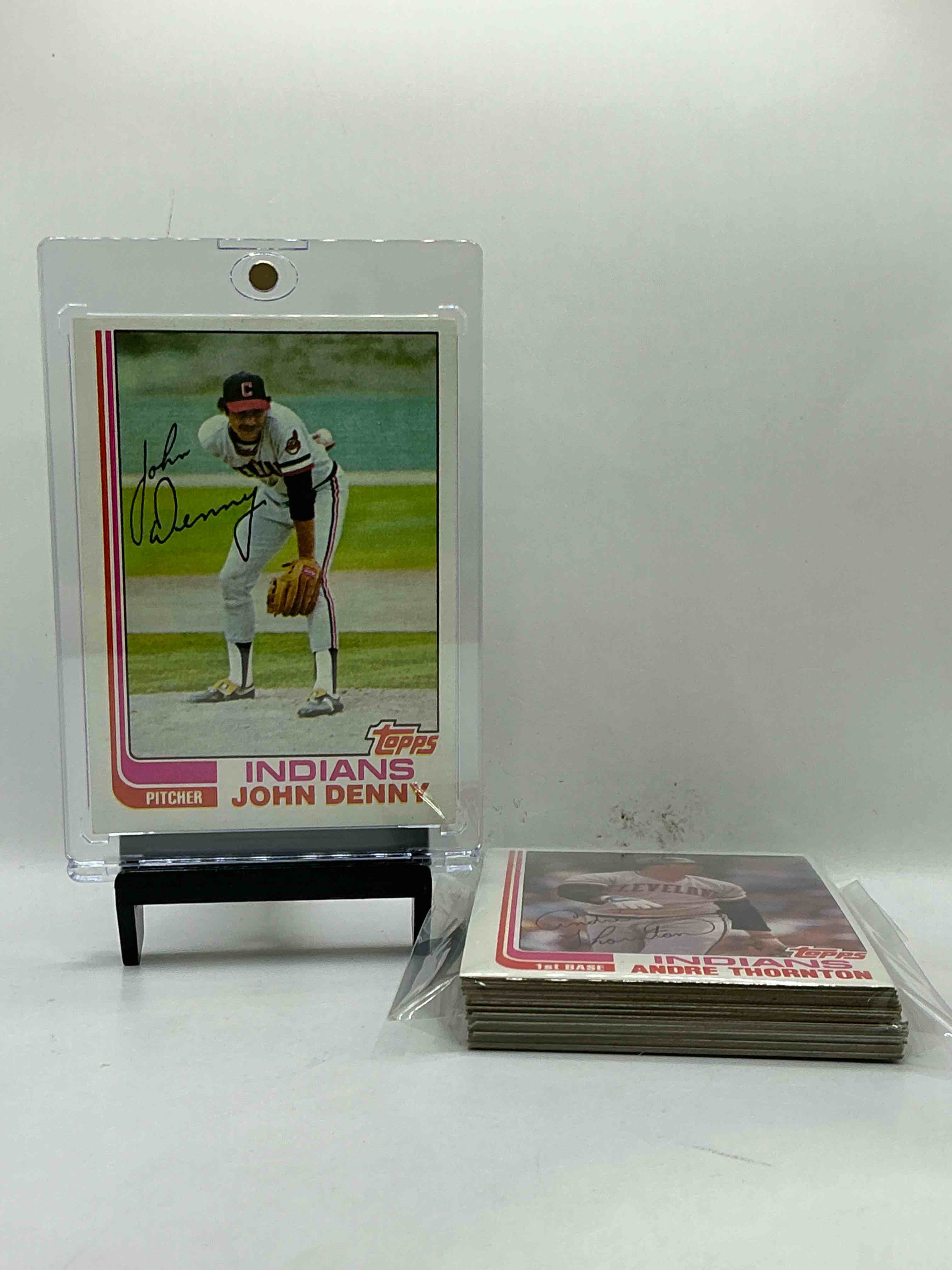 1982 Indians Topps Baseball Set! Cleveland Indians! This Vintage & Rare Card Lot Includes Commons, Legends & More! Team Card, Andre Thornton, John Denny, Jorge Orta & More!