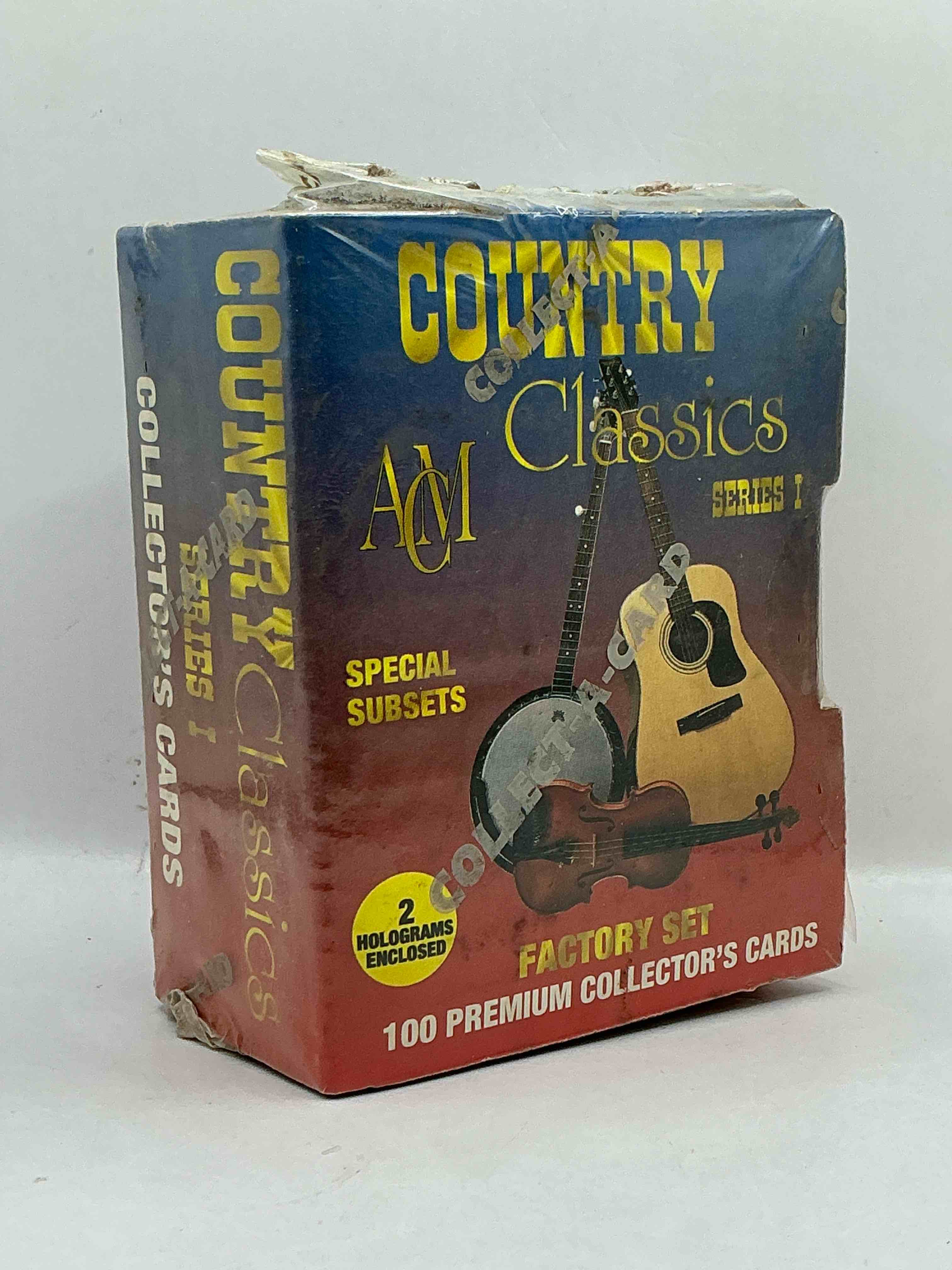 Hank Williams Jr! Brooks & Dunn! WOW! Country Classics Series I Collector’s Cards! Originally Wrapped 1992 Collector’s Cards Set, 100 Cards Includes! Limited Edition, Grab Them While You Can!