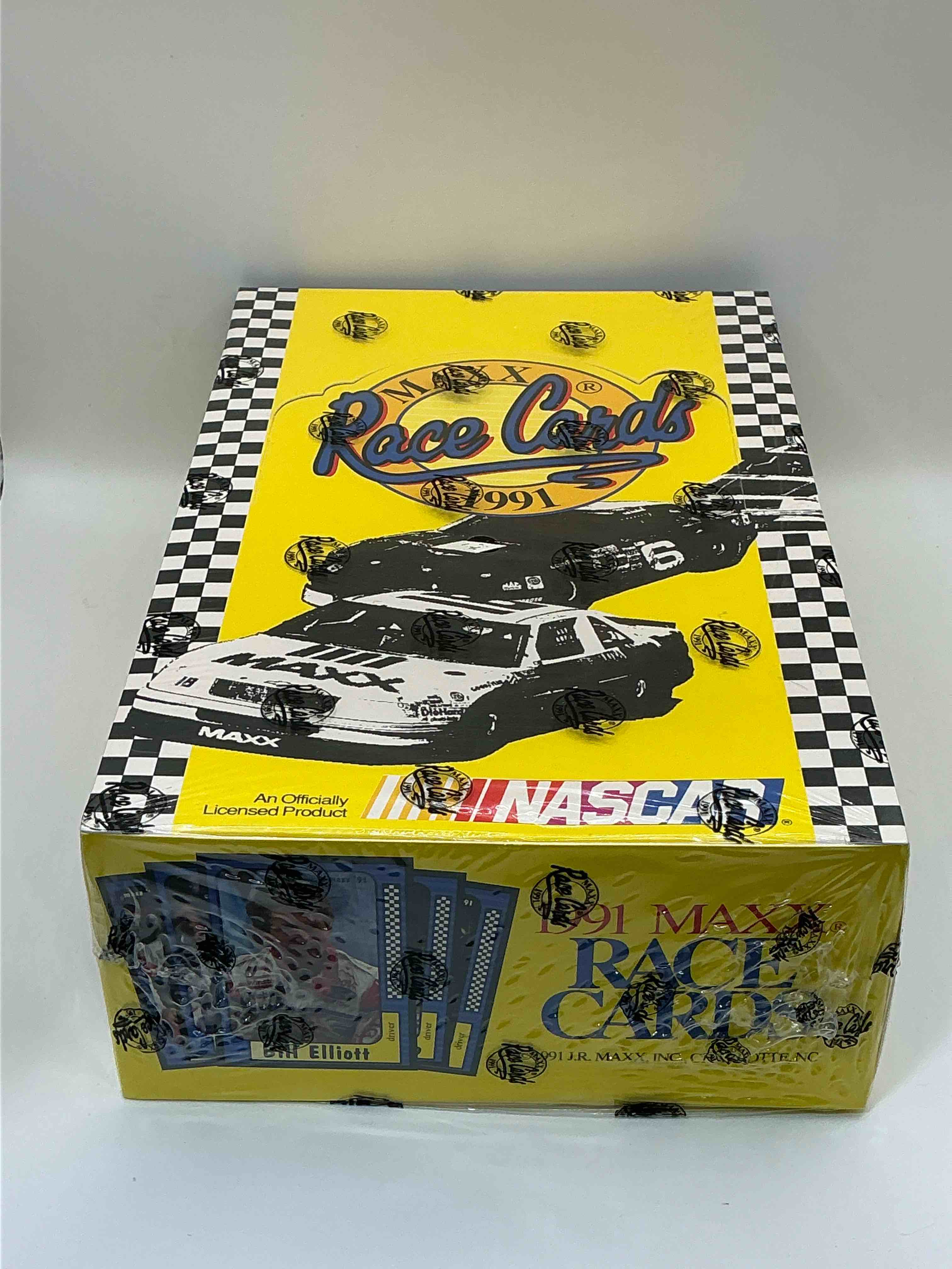 wow! 1991 maxx race card sealed box! 36 pack craziness! search for all the biggest stars in nascar from the early 90’s including dale earnhardt, bill elliot, daryl waltrip & so many more! super rare & vintage!