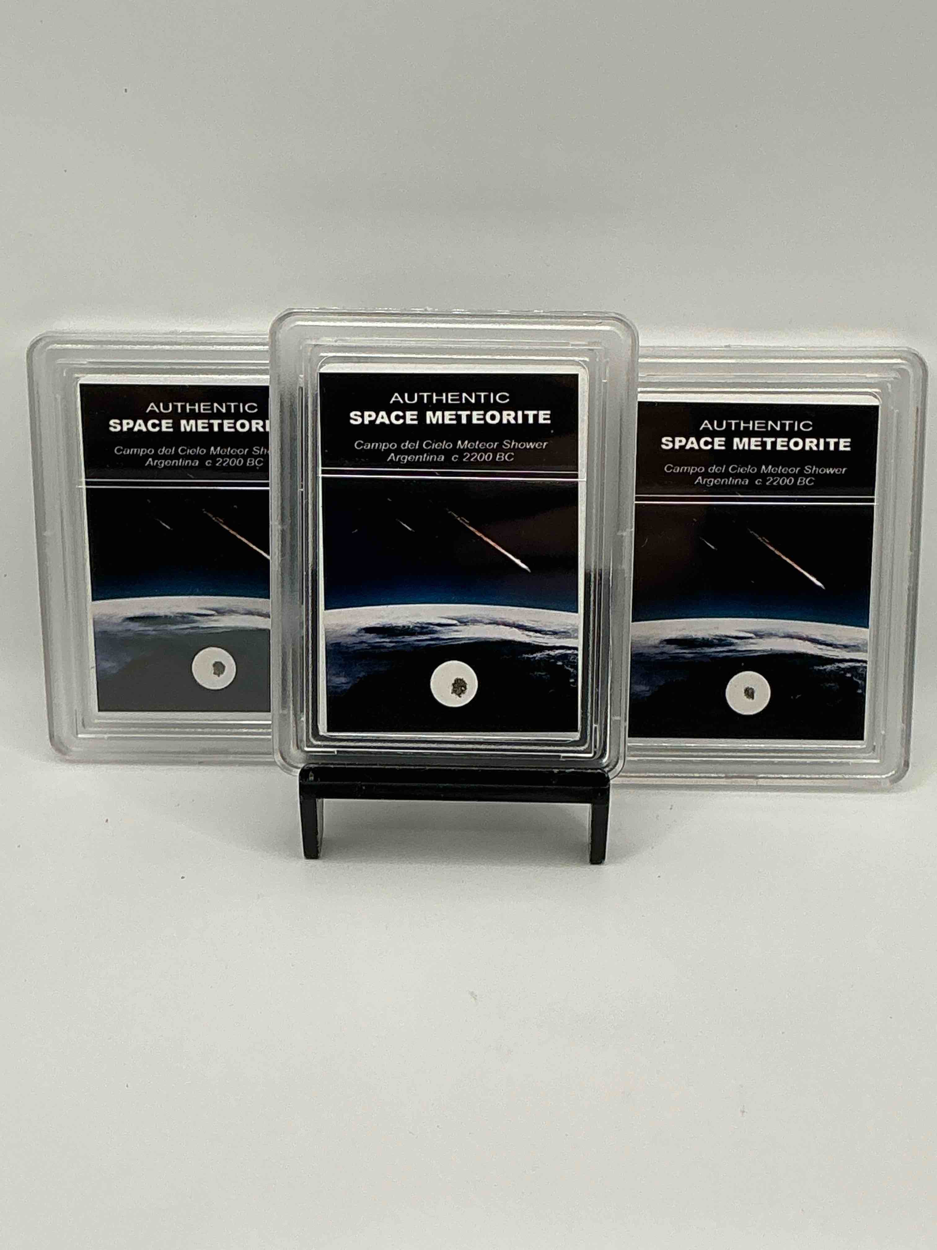 meteorite, authentic & very rare! genuine meteorite fragment discovered in argentina in the year 2200 bc! this meteorite is thought to have fallen from space to earth around 4000 years ago! your chance to own an authentic, super rare, meteorite fragment from outer space!