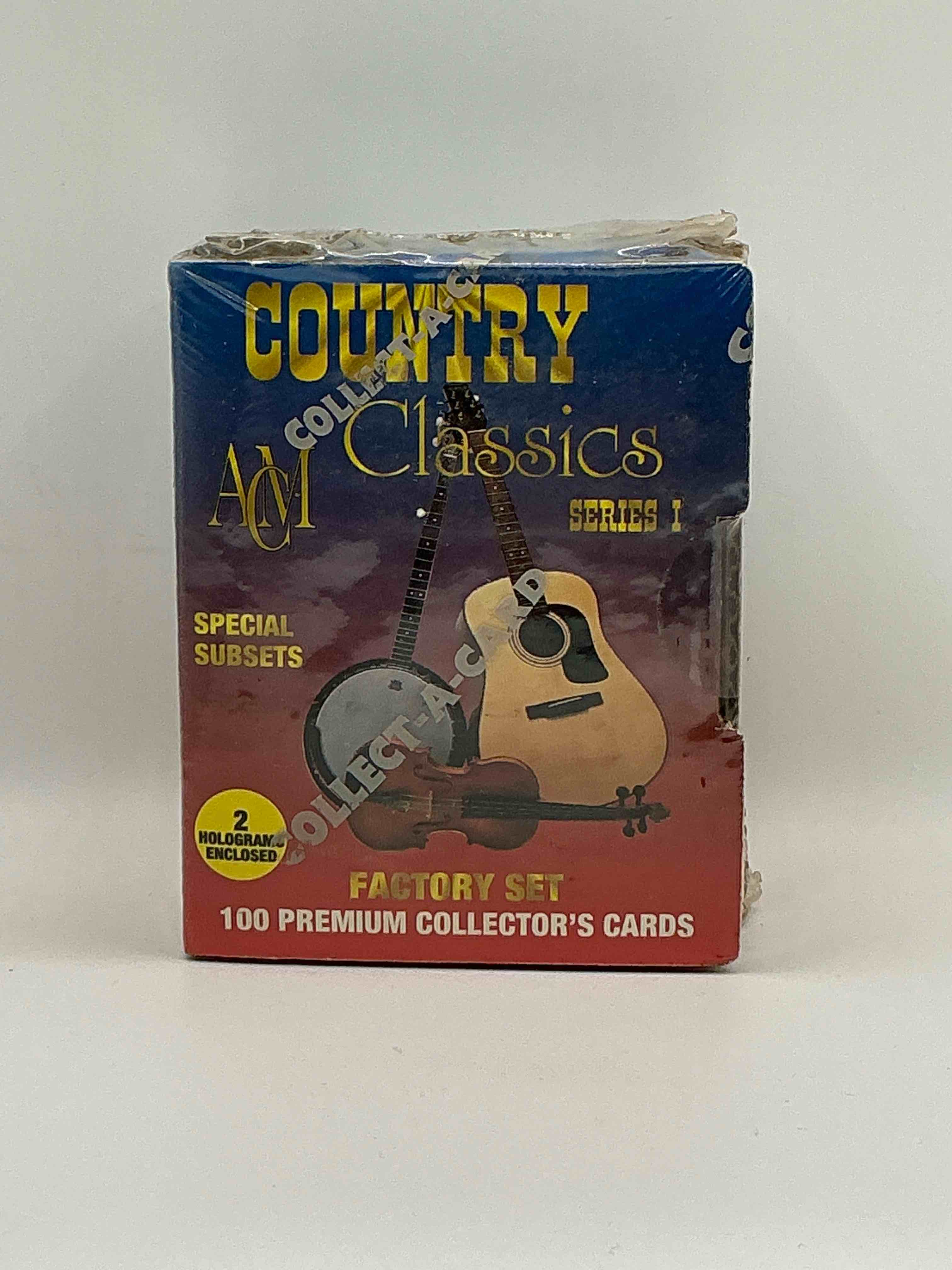 hank williams jr! brooks & dunn! wow! country classics series i collector’s cards! originally wrapped 1992 collector’s cards set, 100 cards includes! limited edition, grab them while you can!
