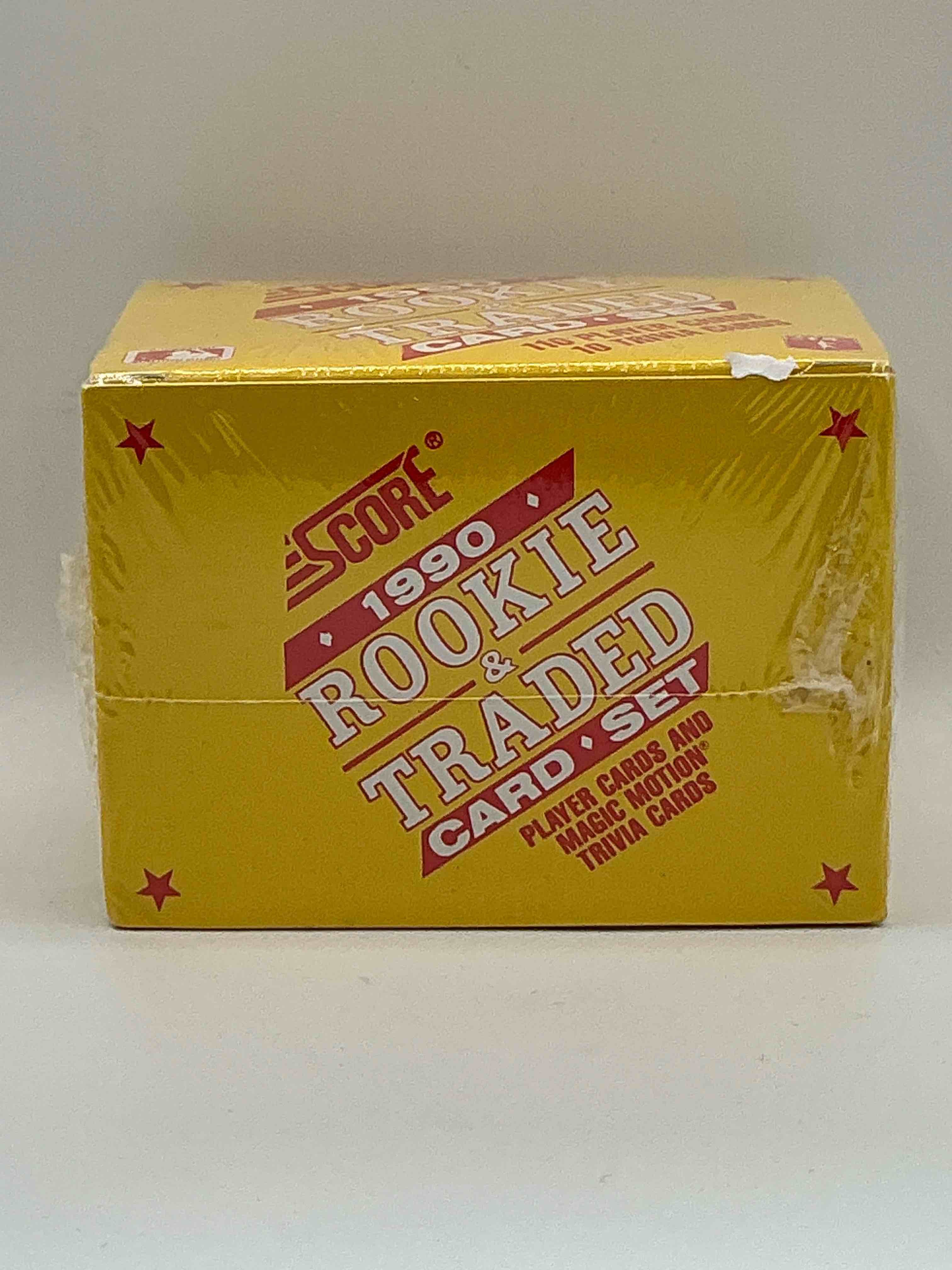 1990 score baseball traded & rookies box! unopened straight from box! these boxes are loaded with awesome cards! some cards to search for are bo jackson, , nolan ryan & even frank thomas rookie!