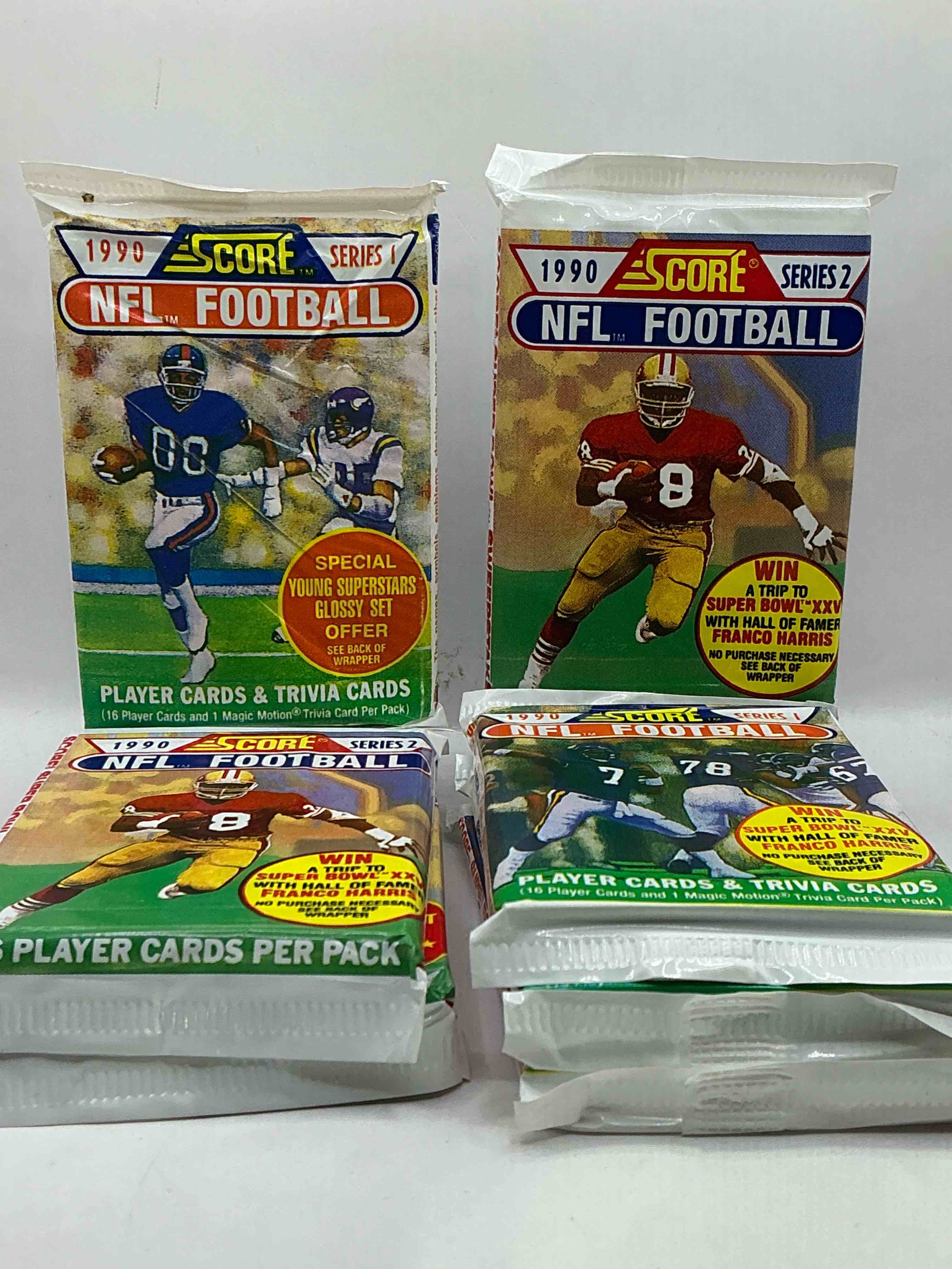 Emmitt Smith Rookie!? In Perfect Condition Worth Hundreds! 1990 Score Football Unopened Collectible Sports Card Packs! Direct From Original Box! Look For Valuable Emmitt Smith Rookie Cards! Let The Search Begin!