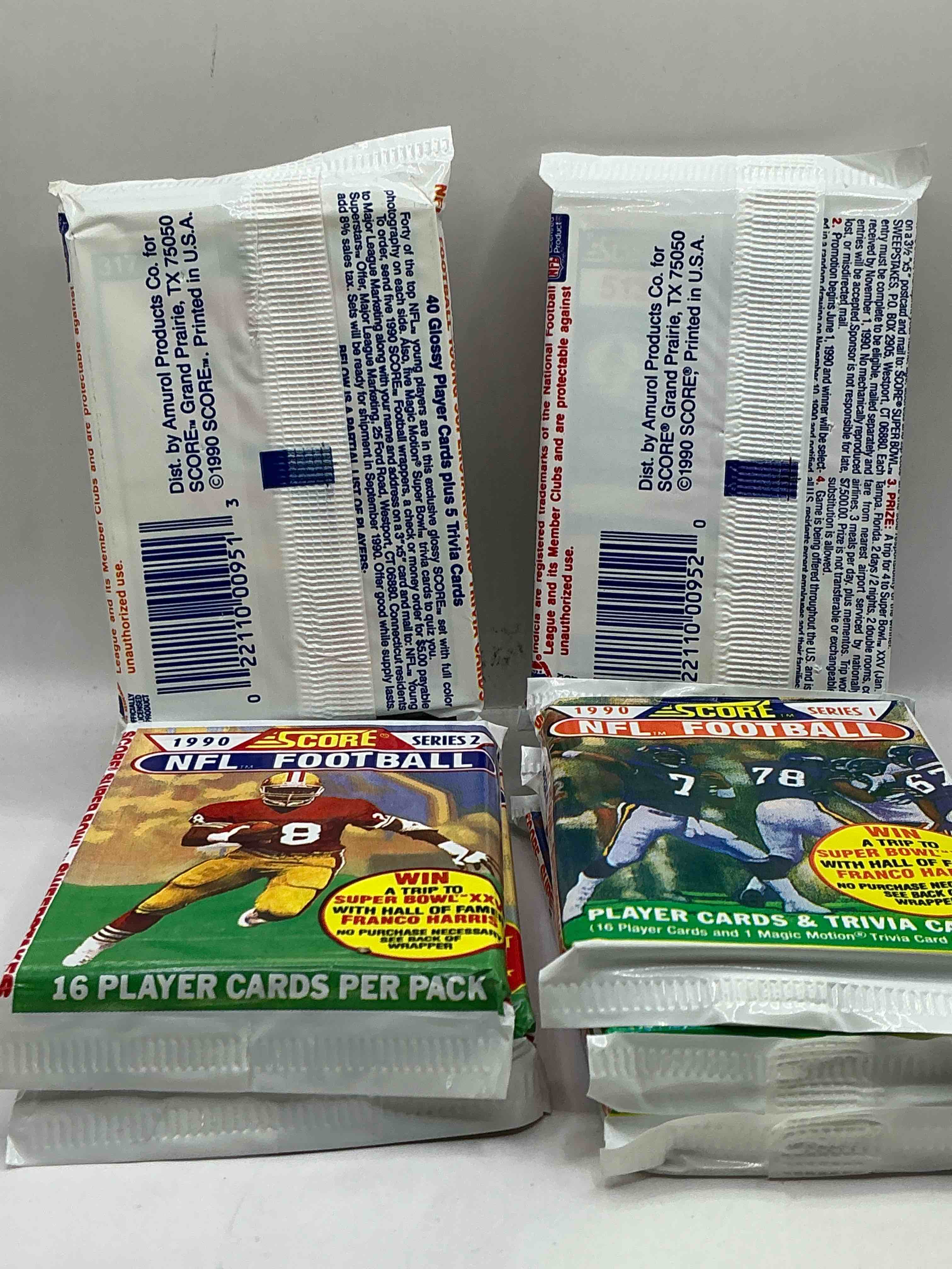 Condition photo showing New/Like New for Emmitt Smith Rookie!? In Perfect Condition Worth Hundreds! 1990 Score Football Unopened Collectible Sports Card Packs! Direct From Original Box! Look For Valuable Emmitt Smith Rookie Cards! Let The Search Begin!