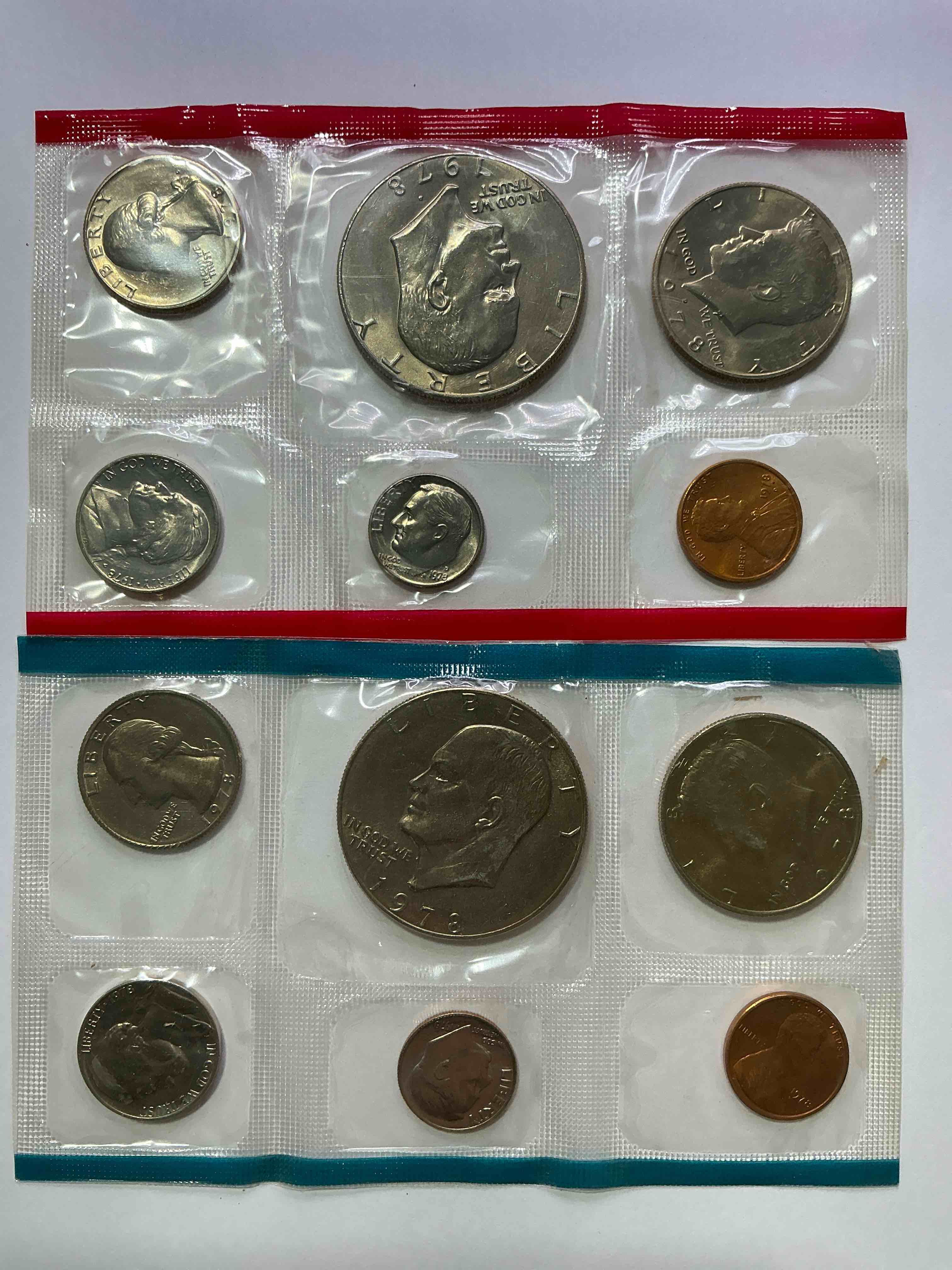 1978 mint coins! 14 coin lot, all uncirculated! pennies, quarters, nickels & dimes! wow!